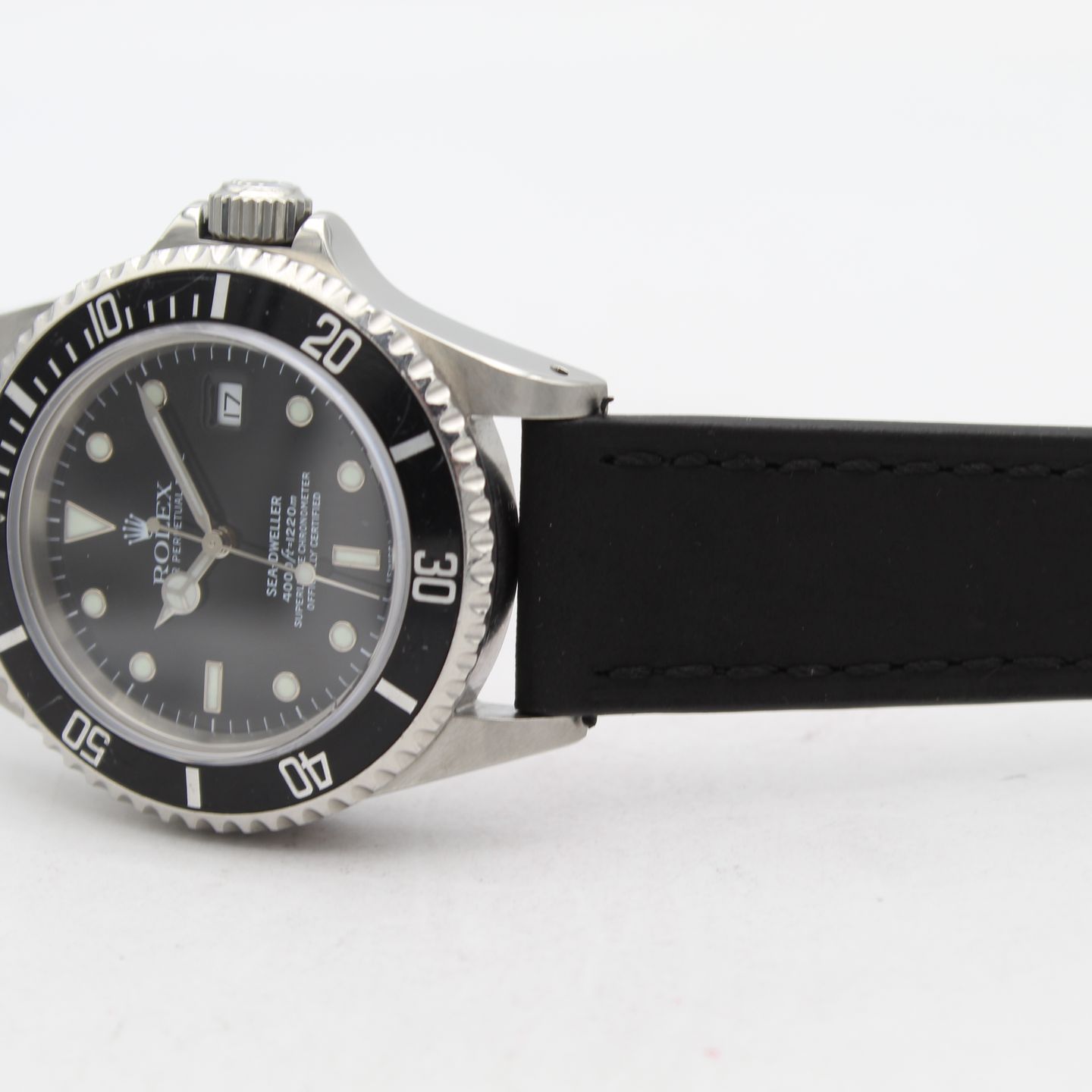 Rolex Sea-Dweller 4000 16600 (1999) - Zwart wijzerplaat 40mm Staal (5/8)