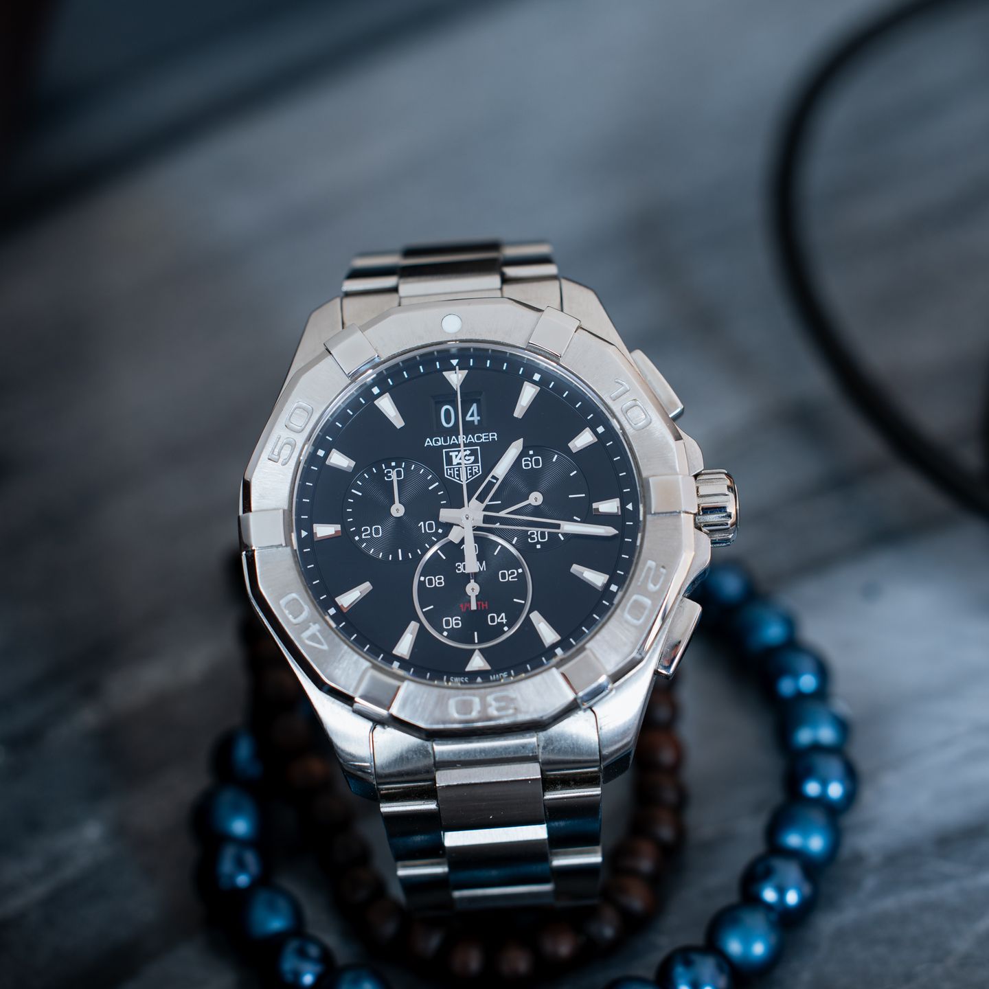 TAG Heuer Aquaracer 300M CAY1110.BA0927 (2022) - Black dial 43 mm Steel case (1/4)