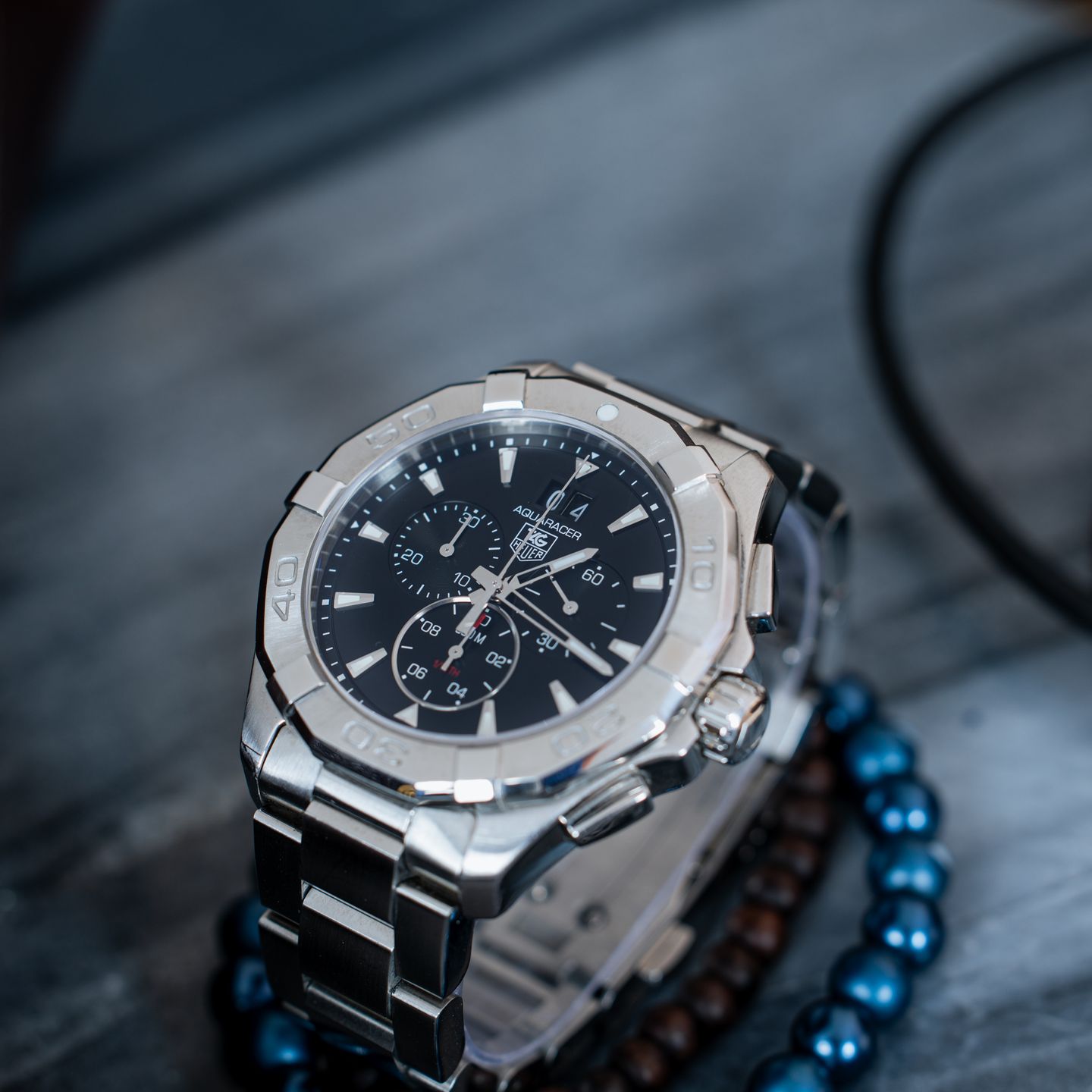 TAG Heuer Aquaracer 300M CAY1110.BA0927 (2022) - Black dial 43 mm Steel case (2/4)