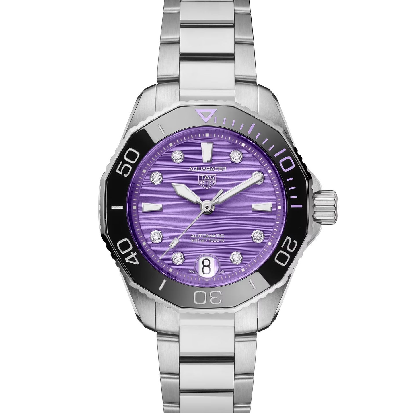 TAG Heuer Unknown WBP231M.BA0618 (2025) - Paars wijzerplaat 36mm Staal (1/3)