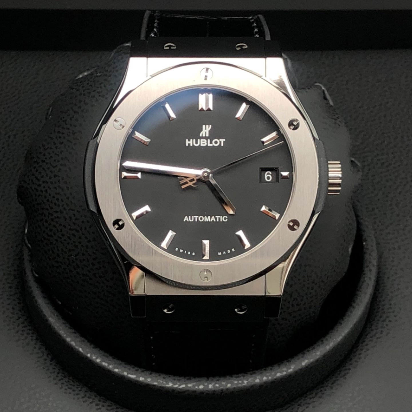 Hublot Classic Fusion 511.NX.1171.LR (2023) - Zwart wijzerplaat 45mm Titanium (3/6)