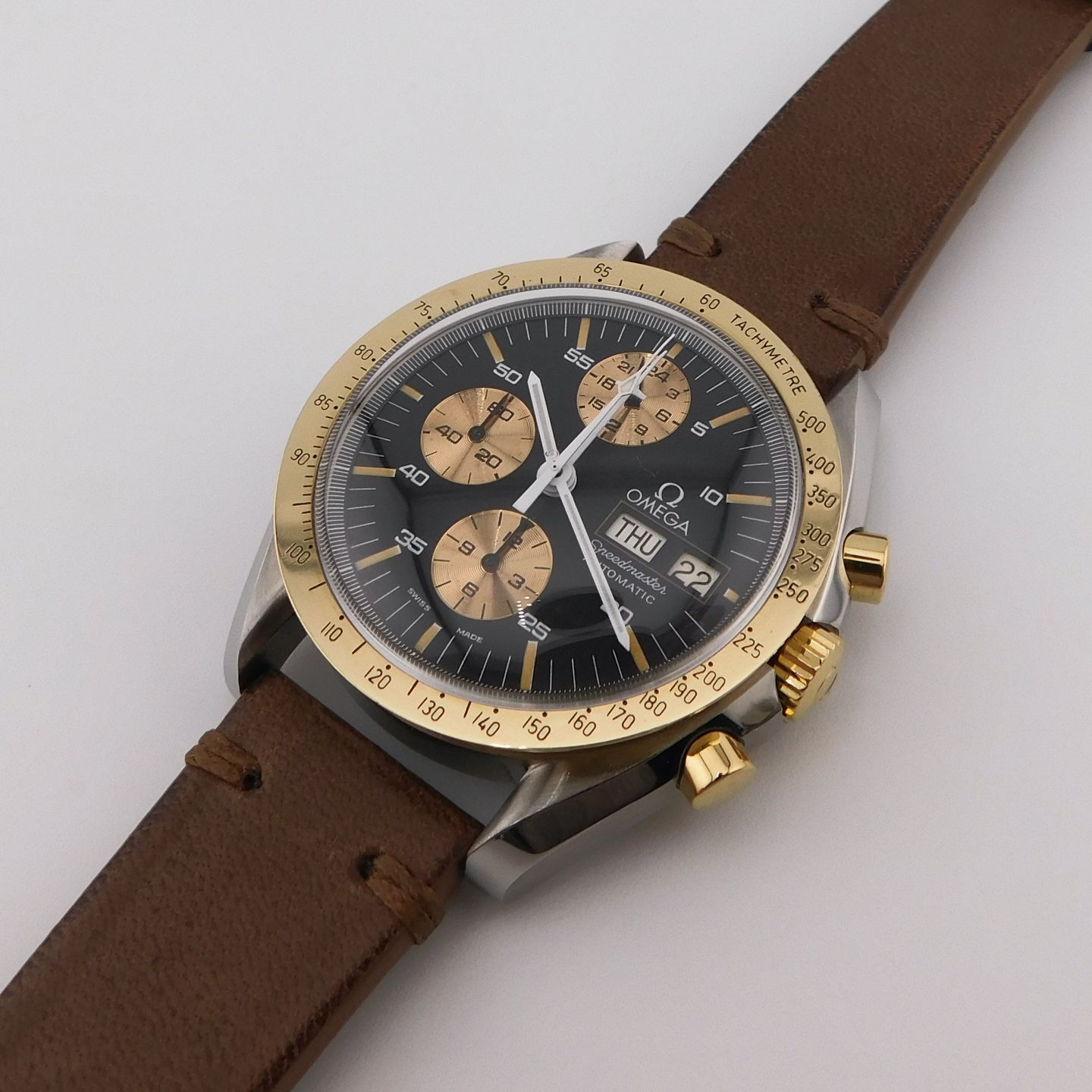 Omega Speedmaster ST 376.0822 (1984) - Black dial 42 mm Steel case (1/6)