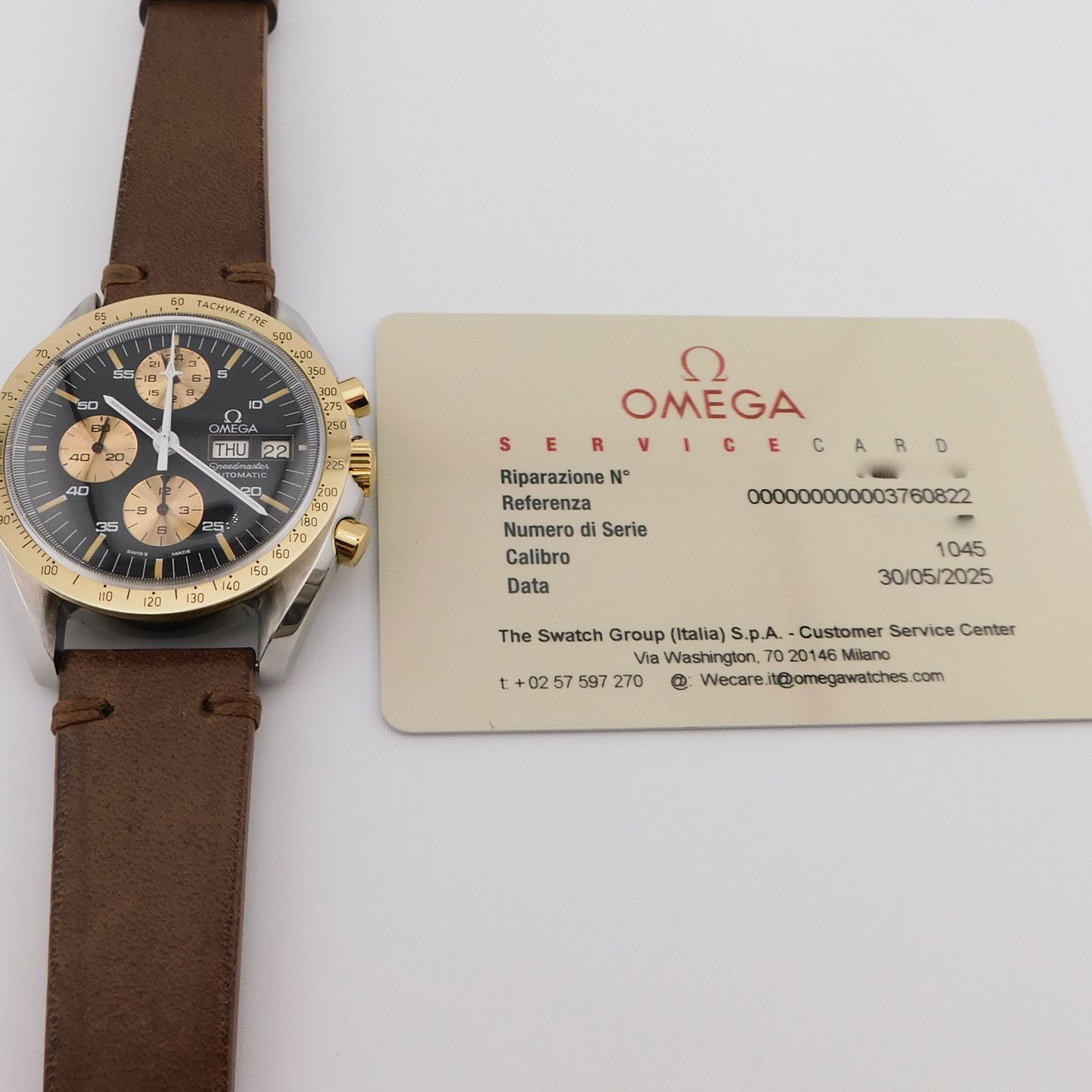 Omega Speedmaster ST 376.0822 (1984) - Black dial 42 mm Steel case (6/6)