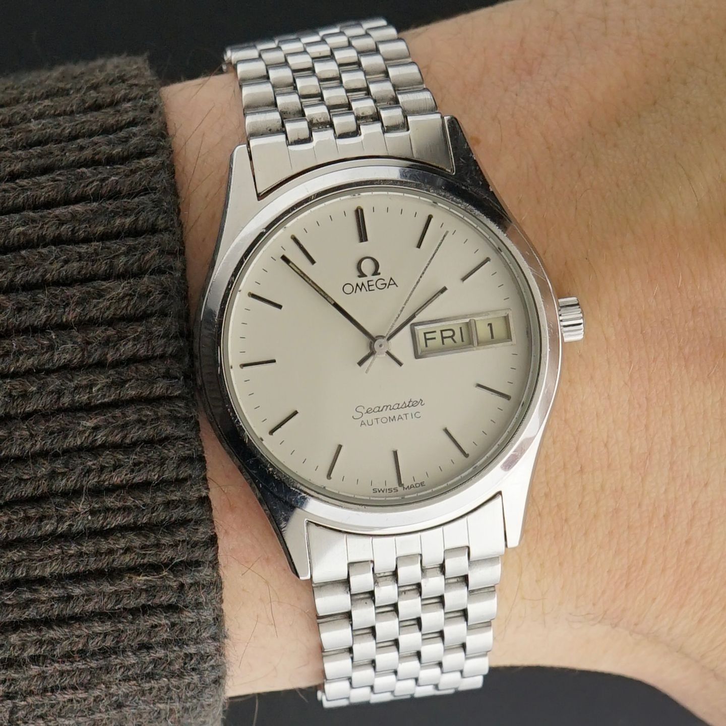 Omega Seamaster 166.0279 (1982) - Wit wijzerplaat 34mm Staal (2/8)