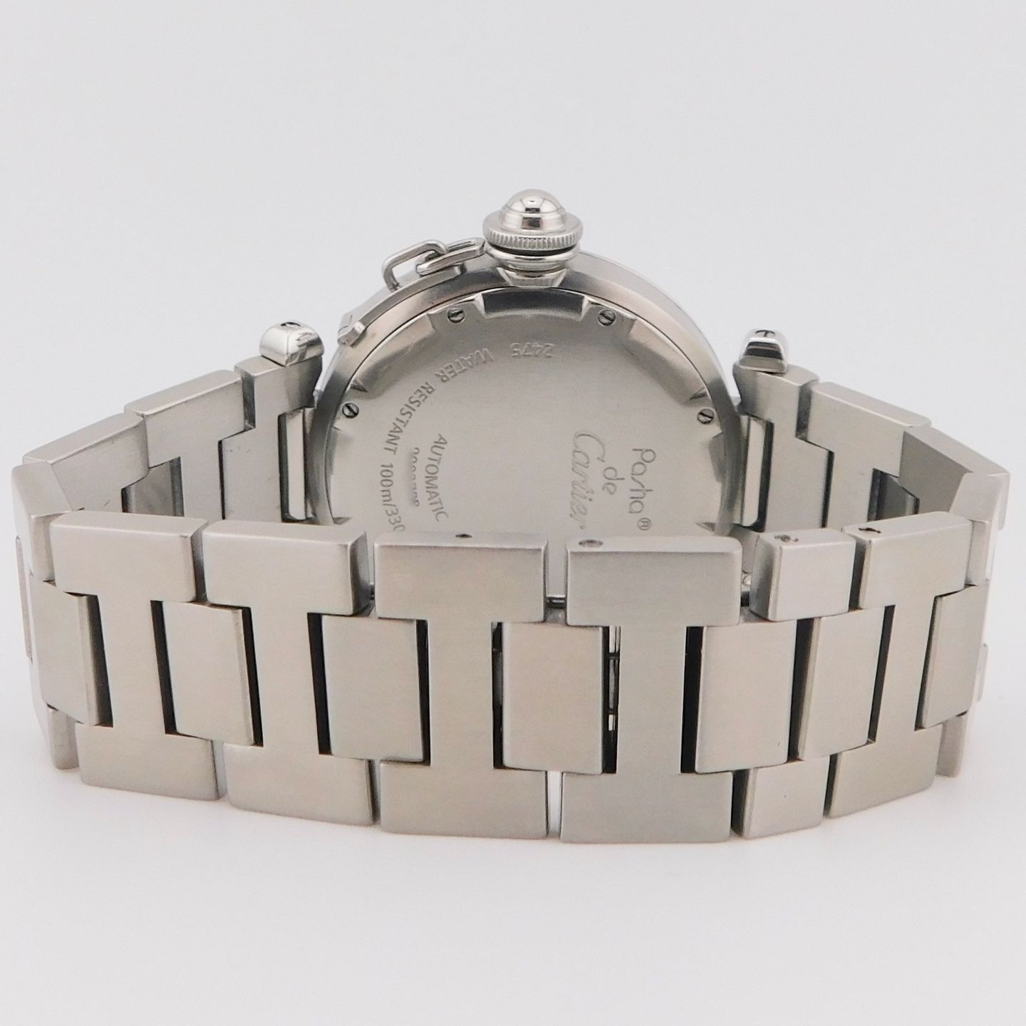 Cartier Pasha C 2475 (2008) - White dial 35 mm Steel case (4/5)