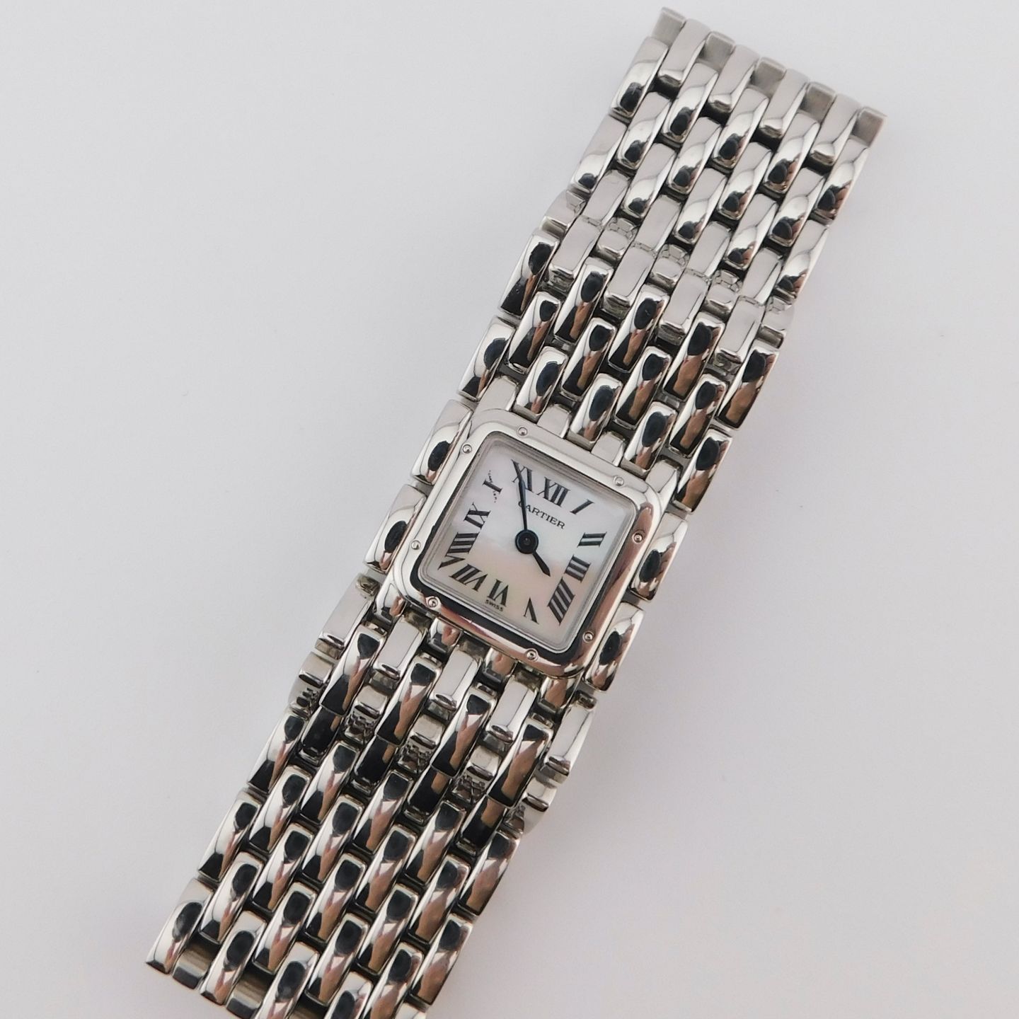 Cartier Panthère 2420 (2000) - White dial 21 mm Steel case (1/4)