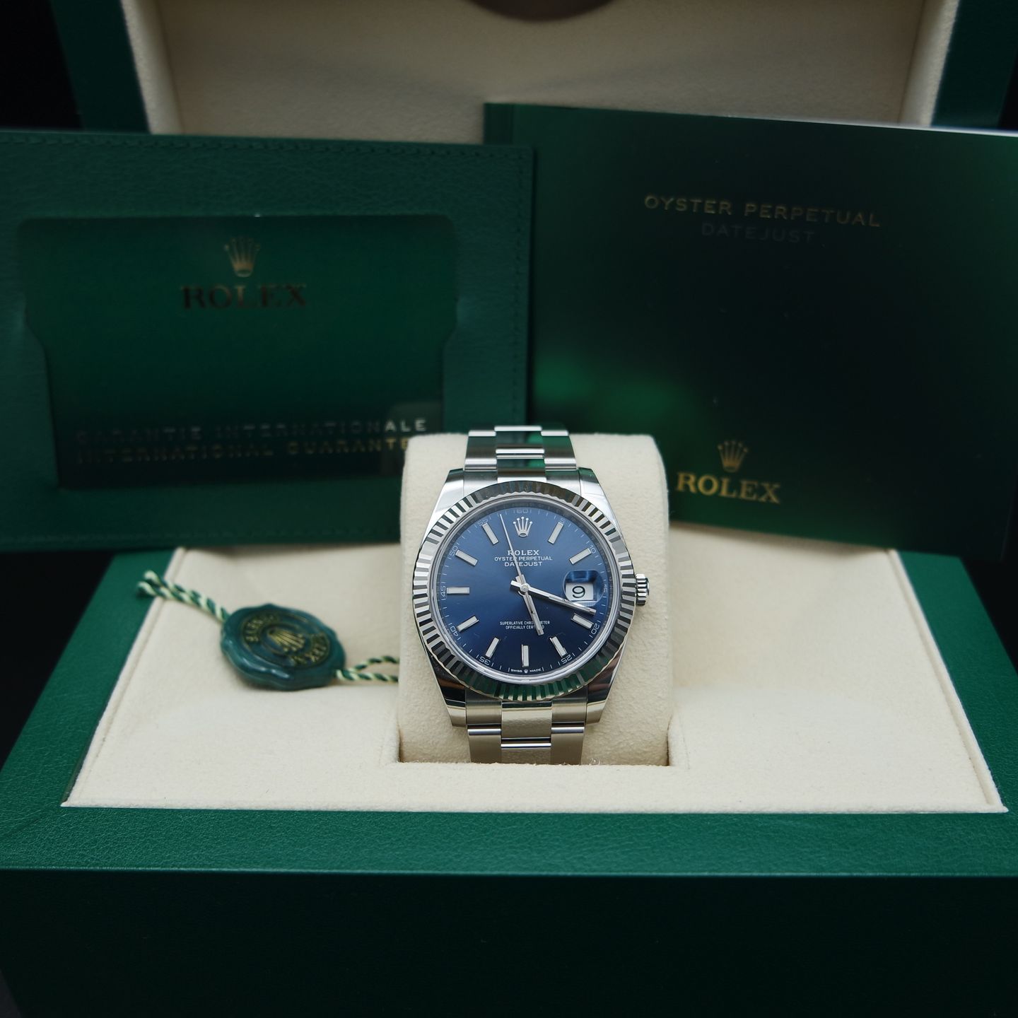 Rolex Datejust 41 126334 (2024) - Blue dial 41 mm Steel case (4/4)