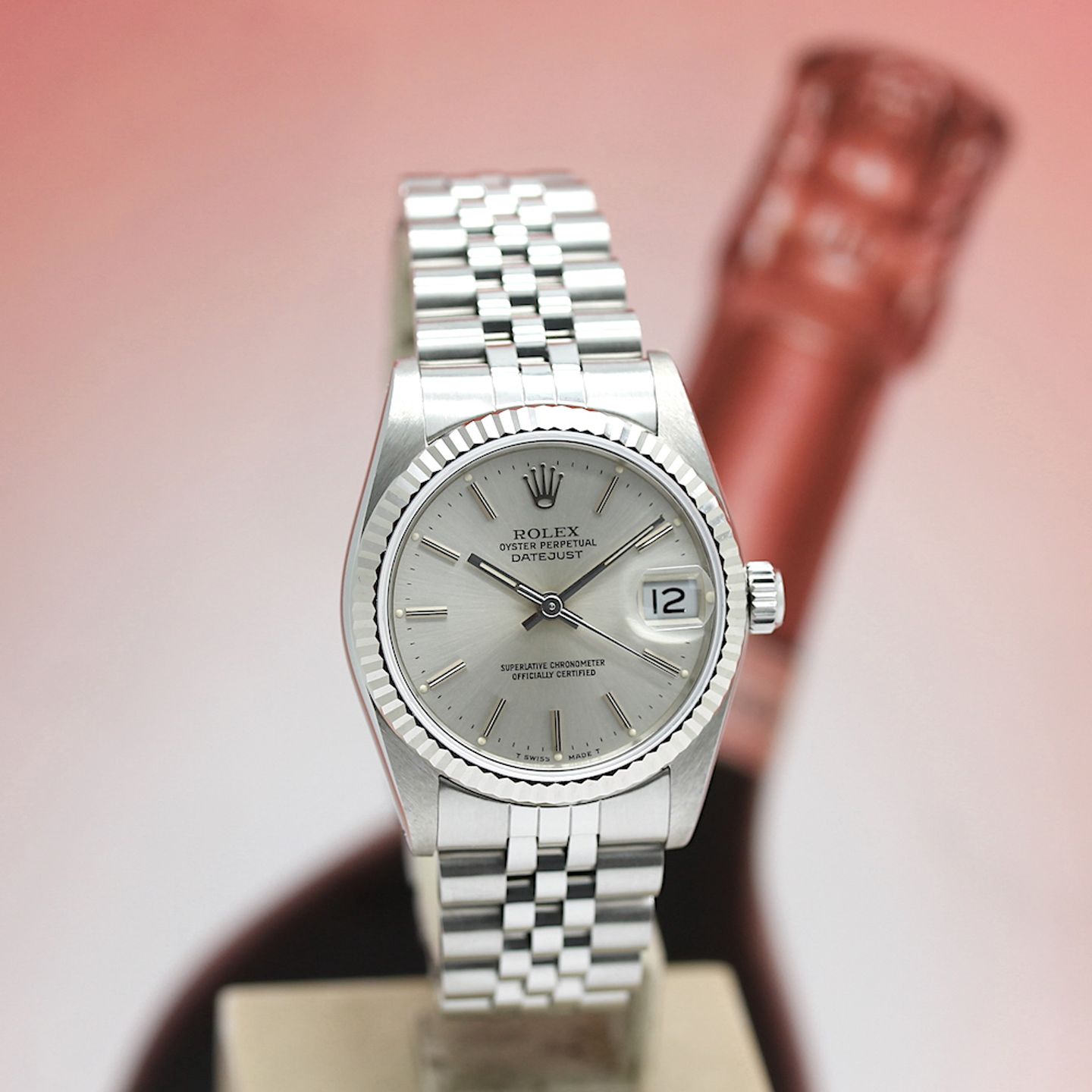 Rolex Datejust 31 68274 (1988) - Silver dial 31 mm Steel case (6/8)