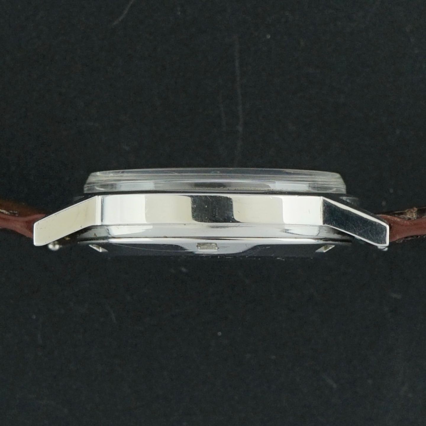 Omega Genève 166.0163 (1973) - Wit wijzerplaat 35mm Staal (5/8)