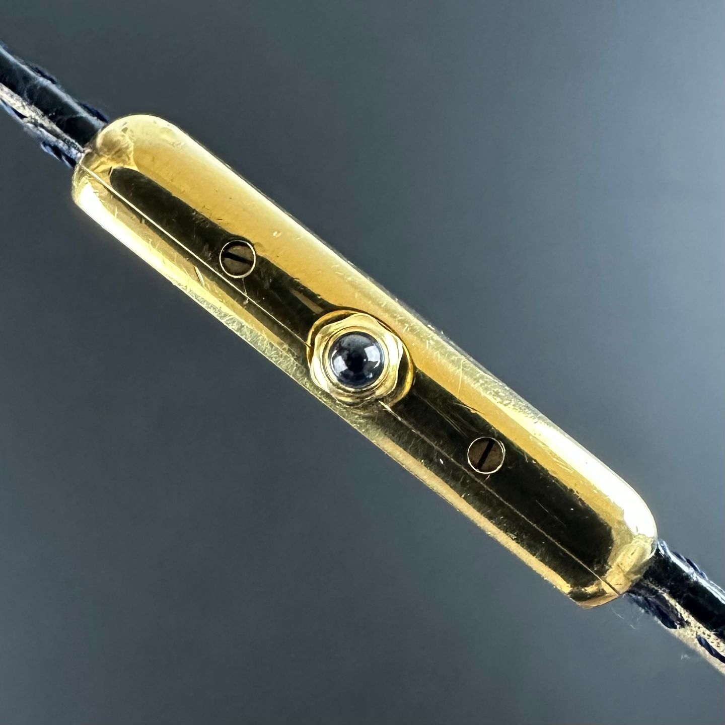 Cartier Tank Vermeil 366001 (1990) - White dial 28 mm Steel case (5/8)