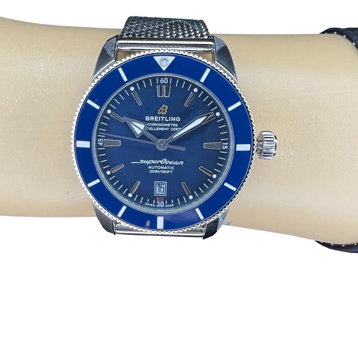 Breitling Superocean Heritage II 46 AB2020161C1A1 (2024) - Blauw wijzerplaat 46mm Staal (1/8)