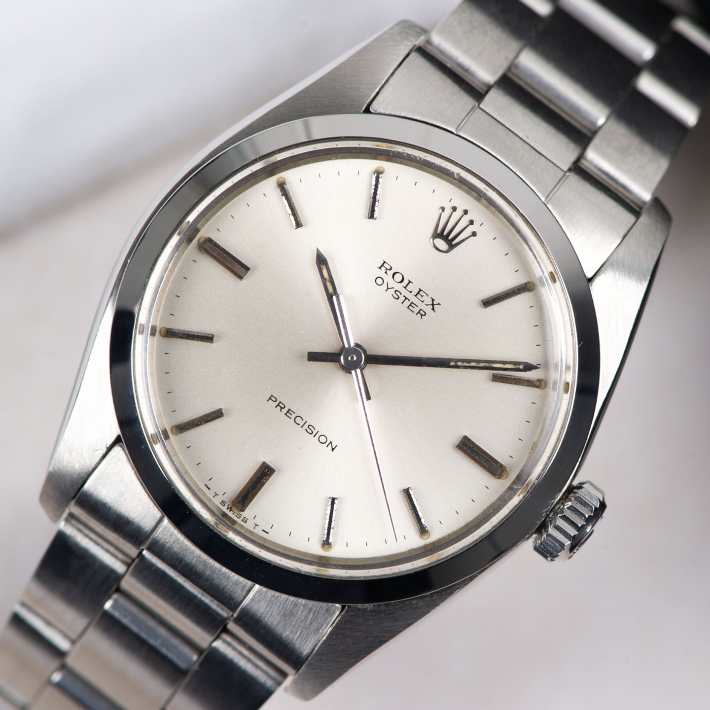 Rolex Oyster Precision 6426 (1975) - Silver dial 34 mm Steel case (1/8)