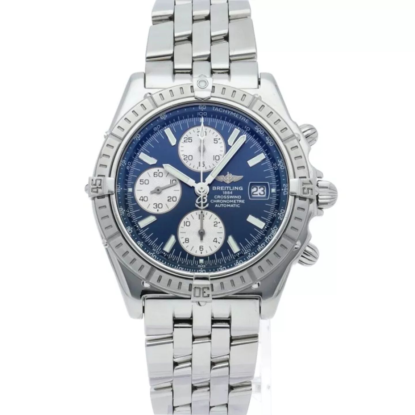 Breitling Crosswind Racing A13355 (2000) - Blue dial 43 mm Steel case (1/6)