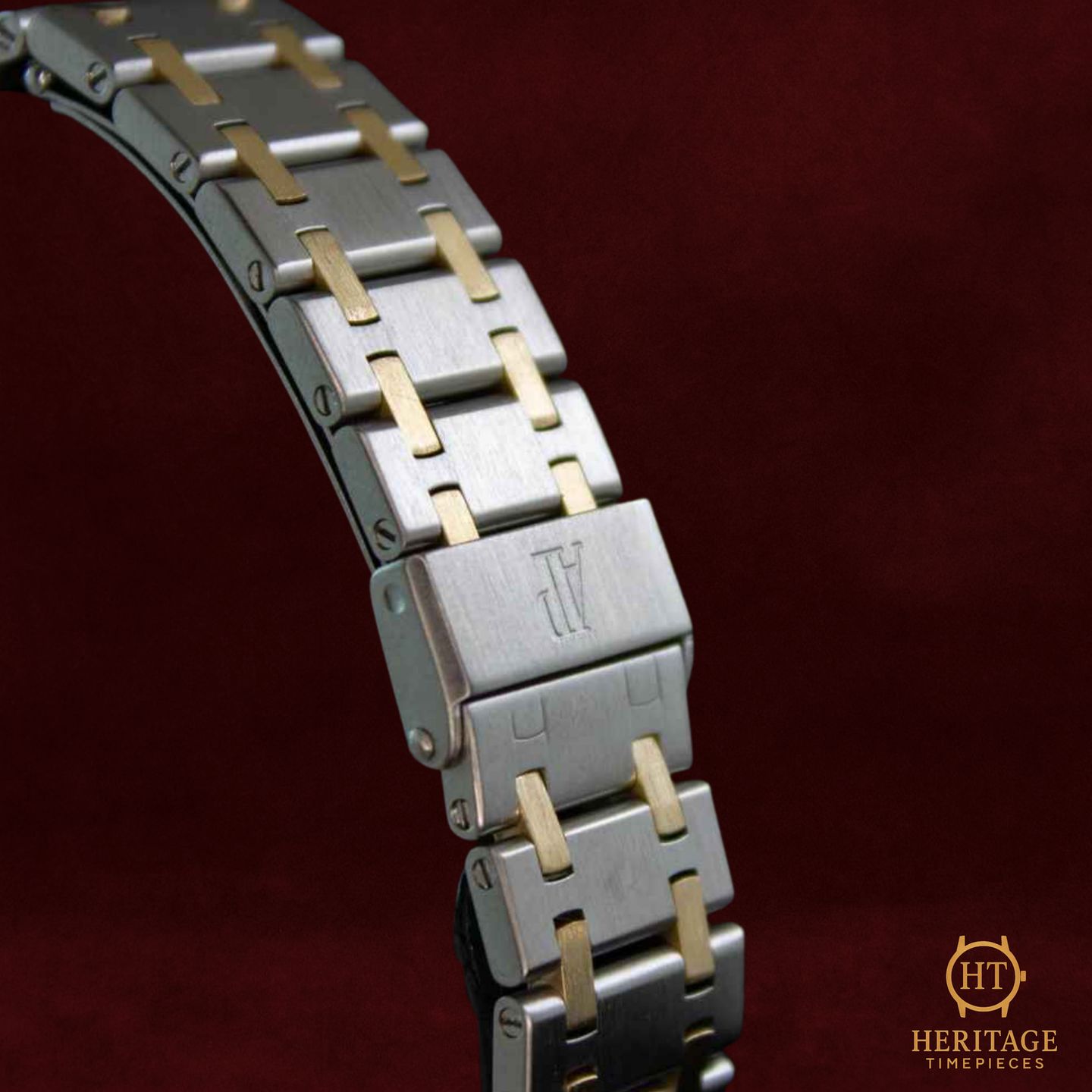 Audemars Piguet Royal Oak Lady 56175 (Unknown (random serial)) - Grey dial 33 mm Gold/Steel case (7/8)