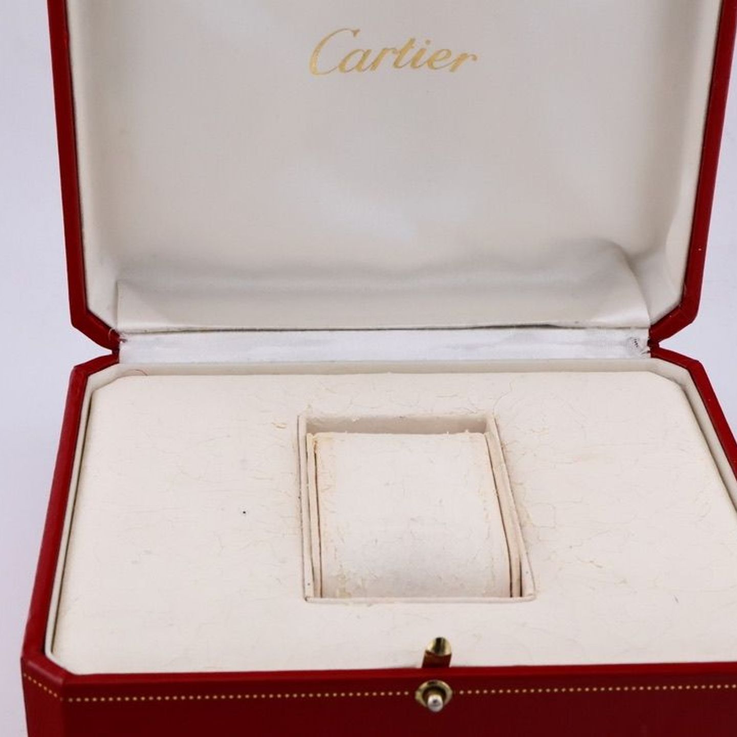 Cartier Santos Dumont 2649 (Unknown (random serial)) - Silver dial 34 mm Yellow Gold case (3/3)