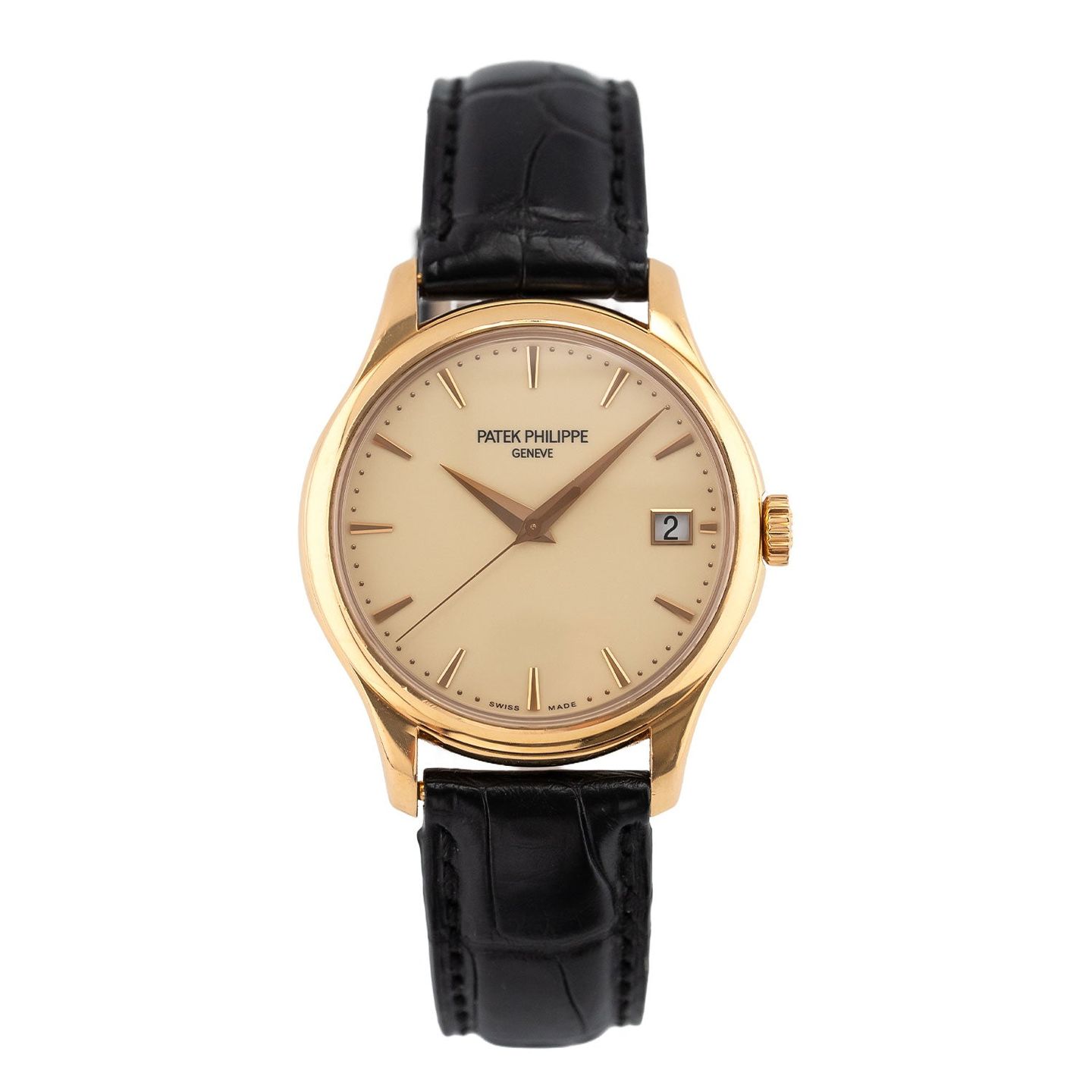 Patek Philippe Calatrava 5227R-001 (2017) - Beige dial 39 mm Rose Gold case (1/6)