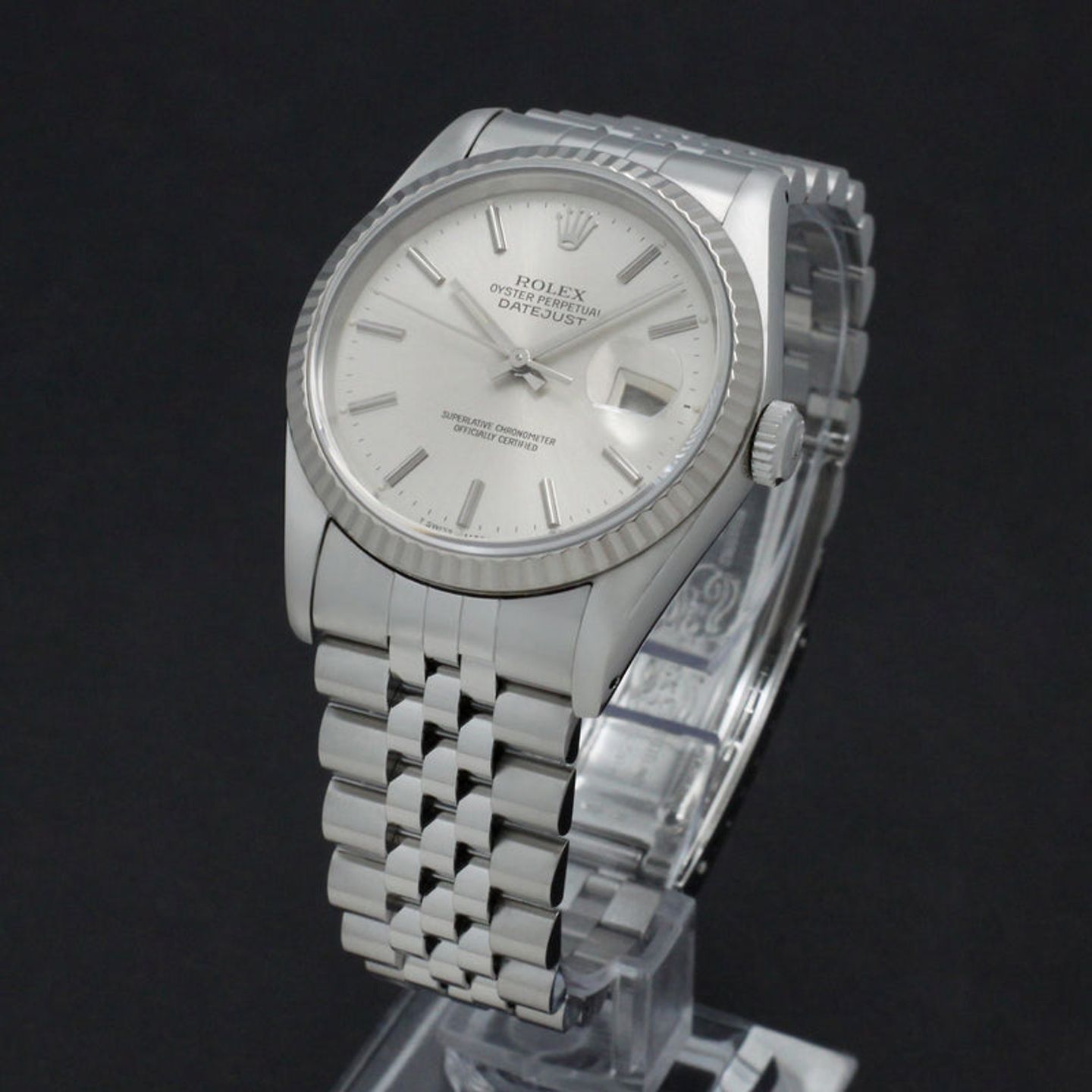 Rolex Datejust 36 16234 (1992) - Zilver wijzerplaat 36mm Staal (2/7)