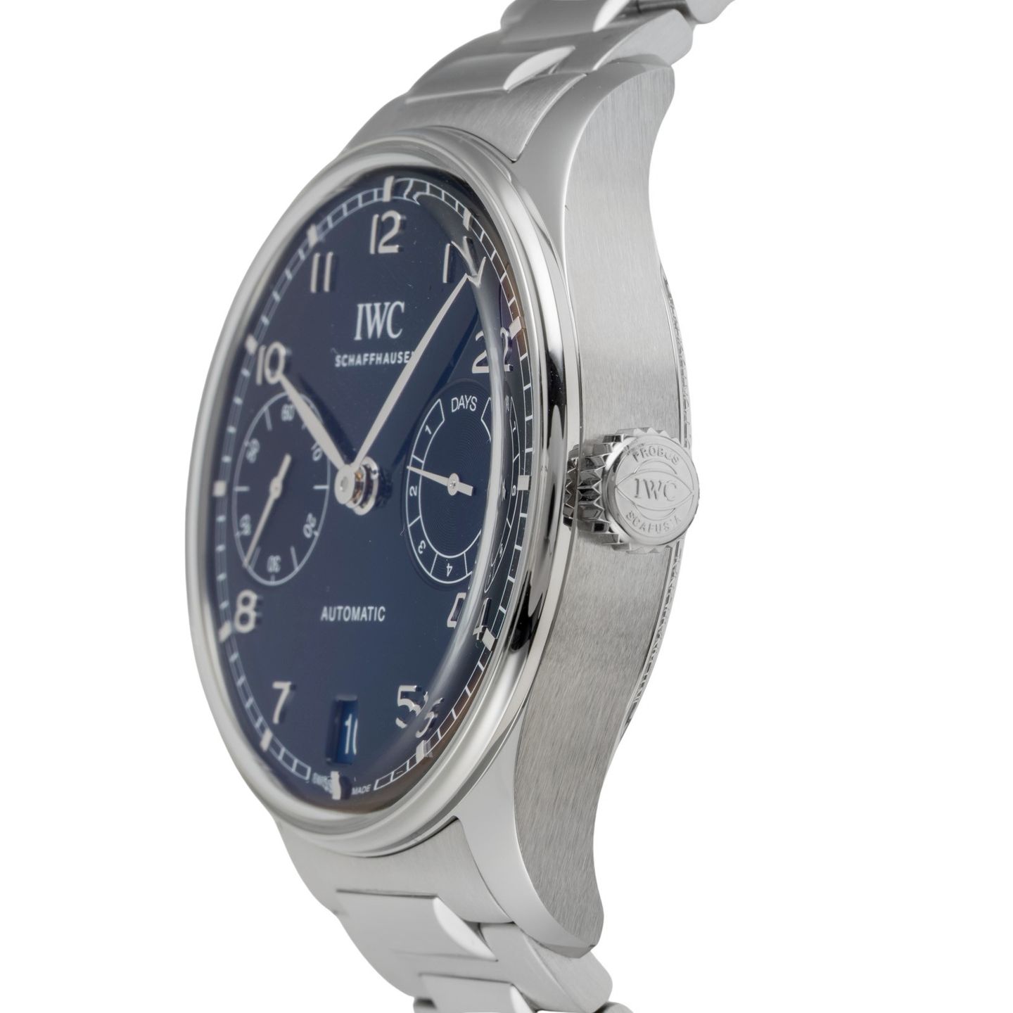 IWC Portuguese Automatic IW501704 (2024) - Blue dial 42 mm Steel case (6/8)