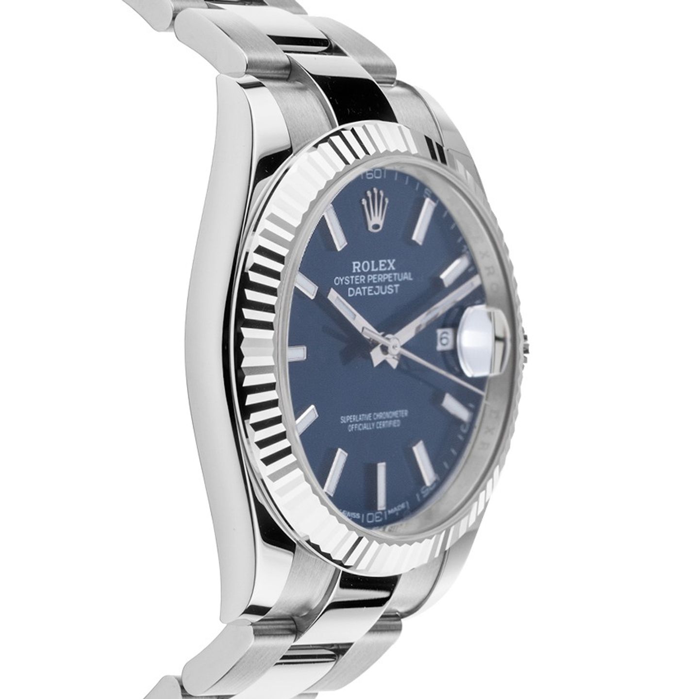 Rolex Datejust 41 126334 (2017) - Blauw wijzerplaat 41mm Staal (5/7)