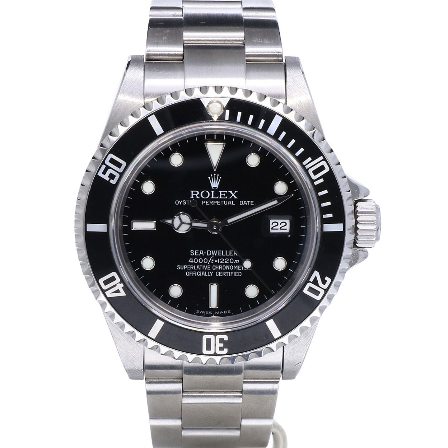 Rolex Sea-Dweller 4000 16600 (2005) - Black dial 40 mm Steel case (4/8)