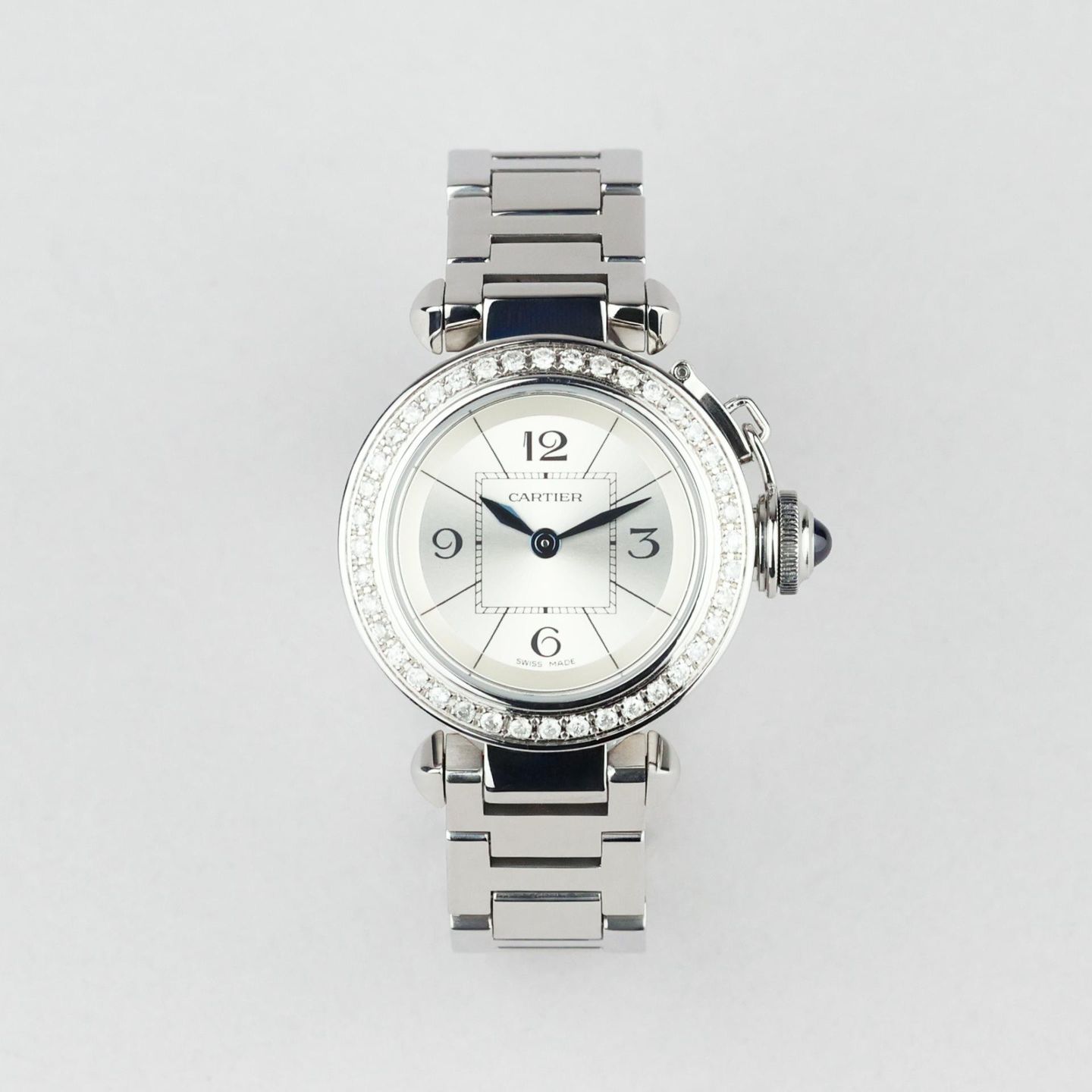 Cartier Pasha 2973 (Unknown (random serial)) - 27 mm Steel case (1/8)