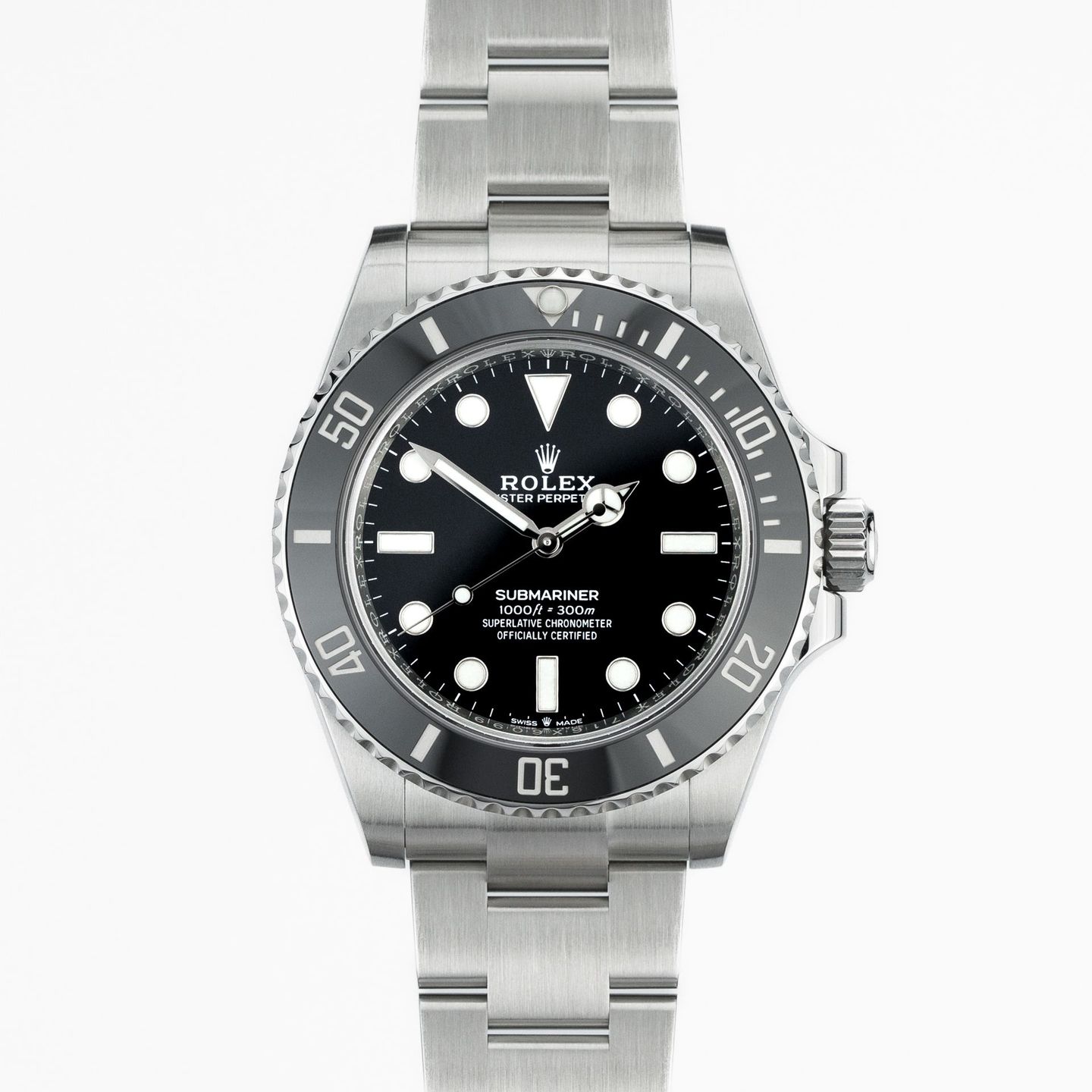 Rolex Submariner No Date 124060 (2023) - Zwart wijzerplaat 41mm Staal (1/6)