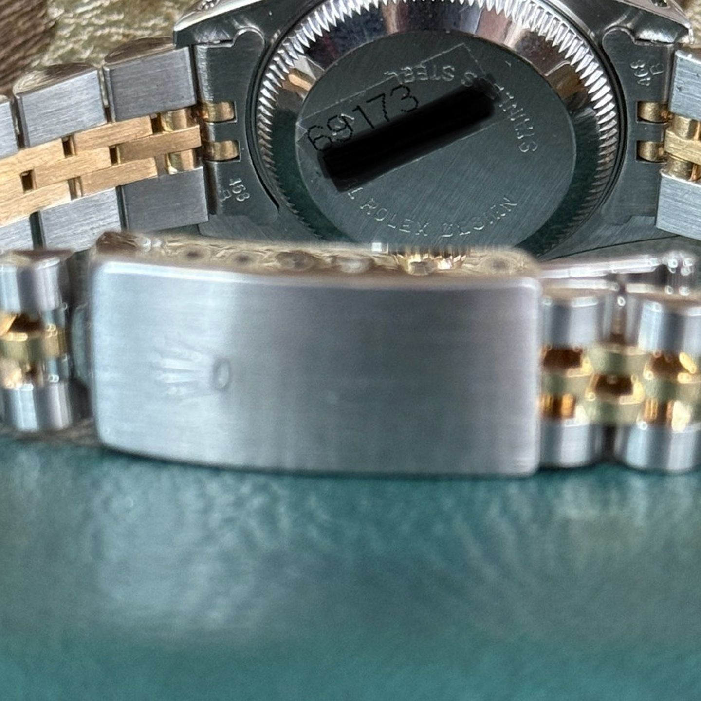 Rolex Lady-Datejust 69173 (1991) - Silver dial 26 mm Gold/Steel case (5/8)