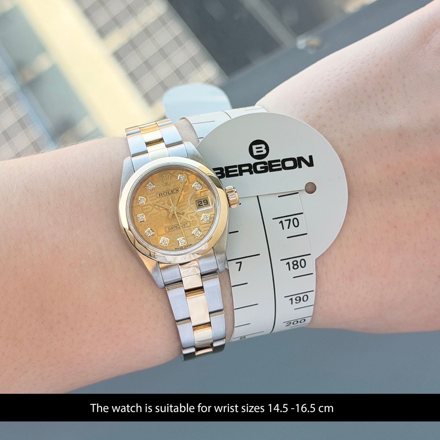 Rolex Lady-Datejust 79163 (1999) - Champagne dial 26 mm Gold/Steel case (2/8)