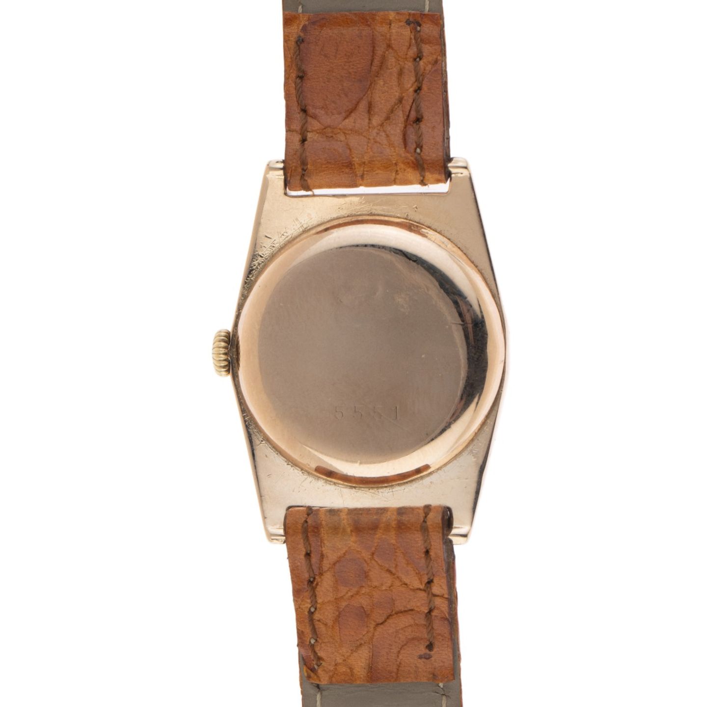 Rolex Vintage 5551 (1925) - Goud wijzerplaat 26mm Roségoud (6/8)