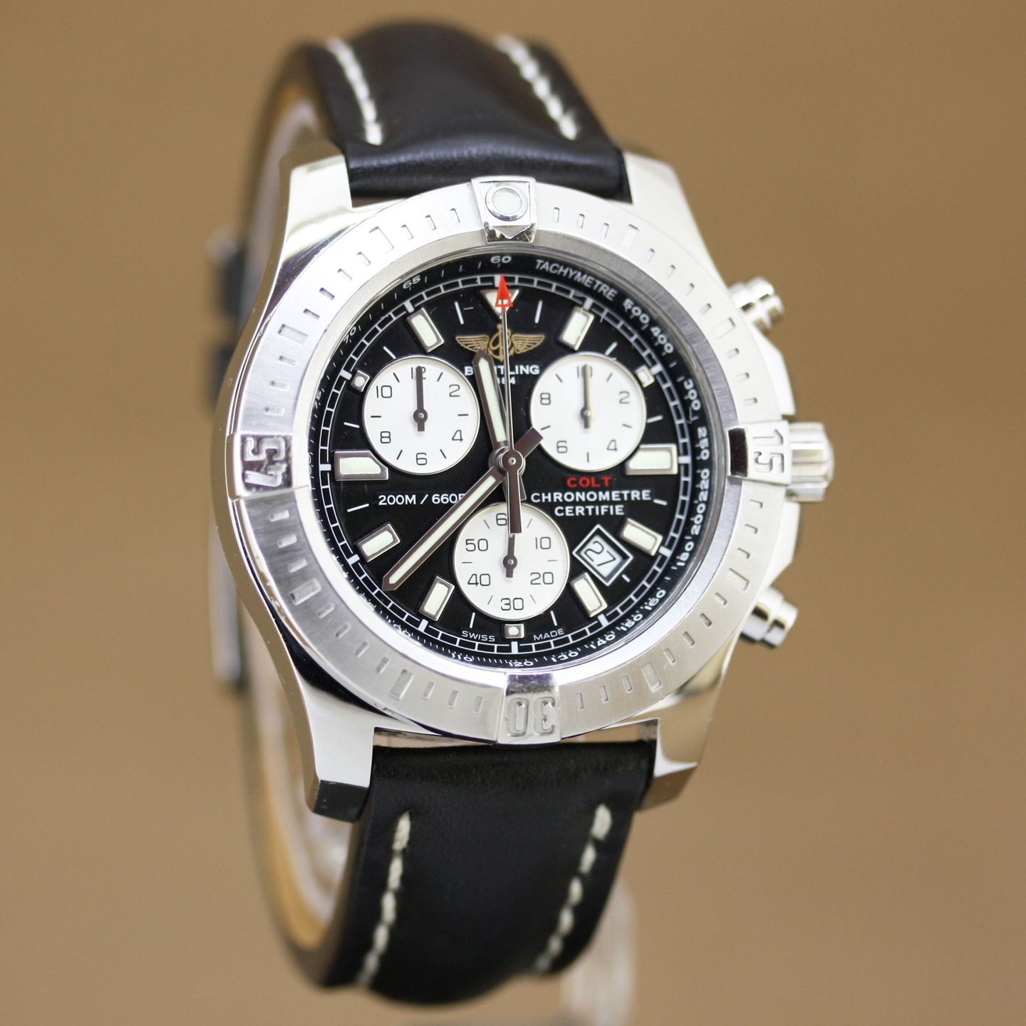 Breitling Colt Chronograph A7338811/BD43 (2020) - Zwart wijzerplaat 44mm Staal (3/8)