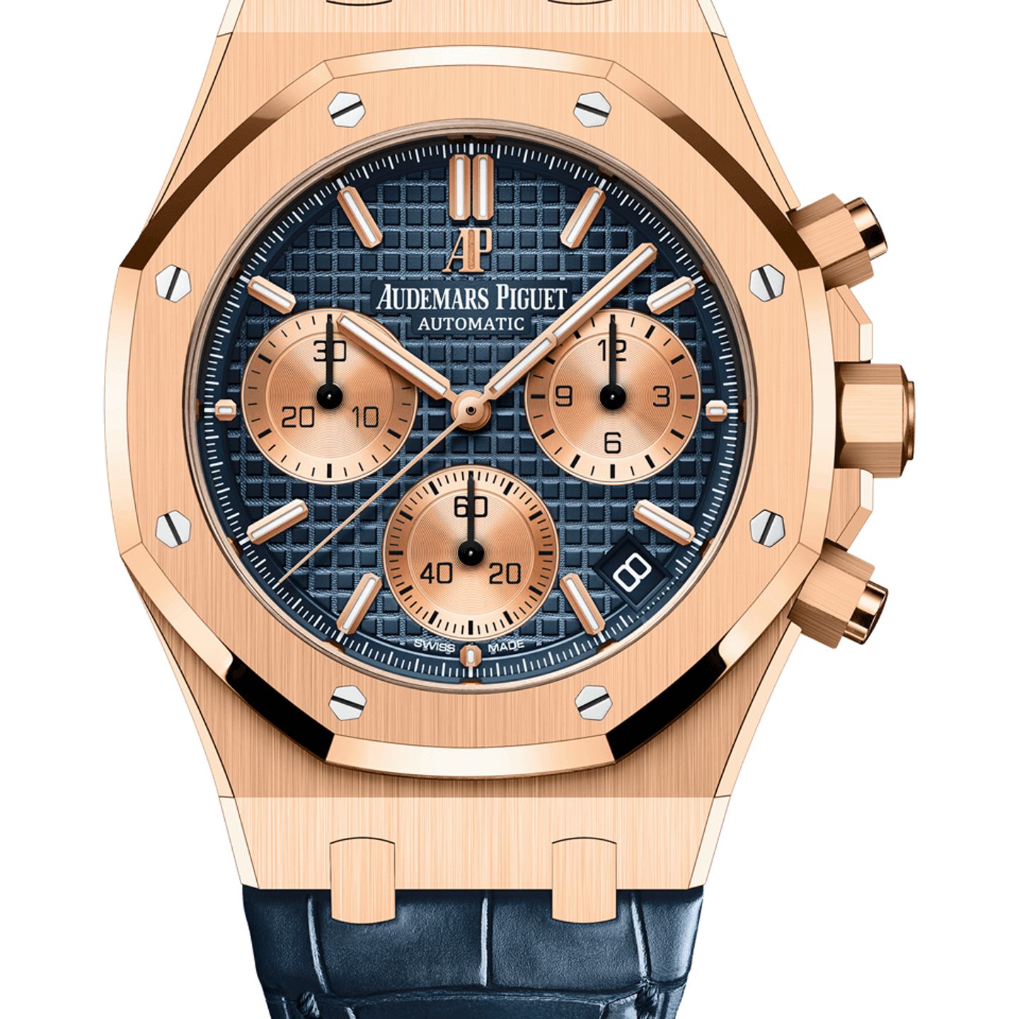 Audemars Piguet Royal Oak Chronograph 26239OR.OO.D315CR.01 (2025) - Blue dial 41 mm Rose Gold case (1/1)