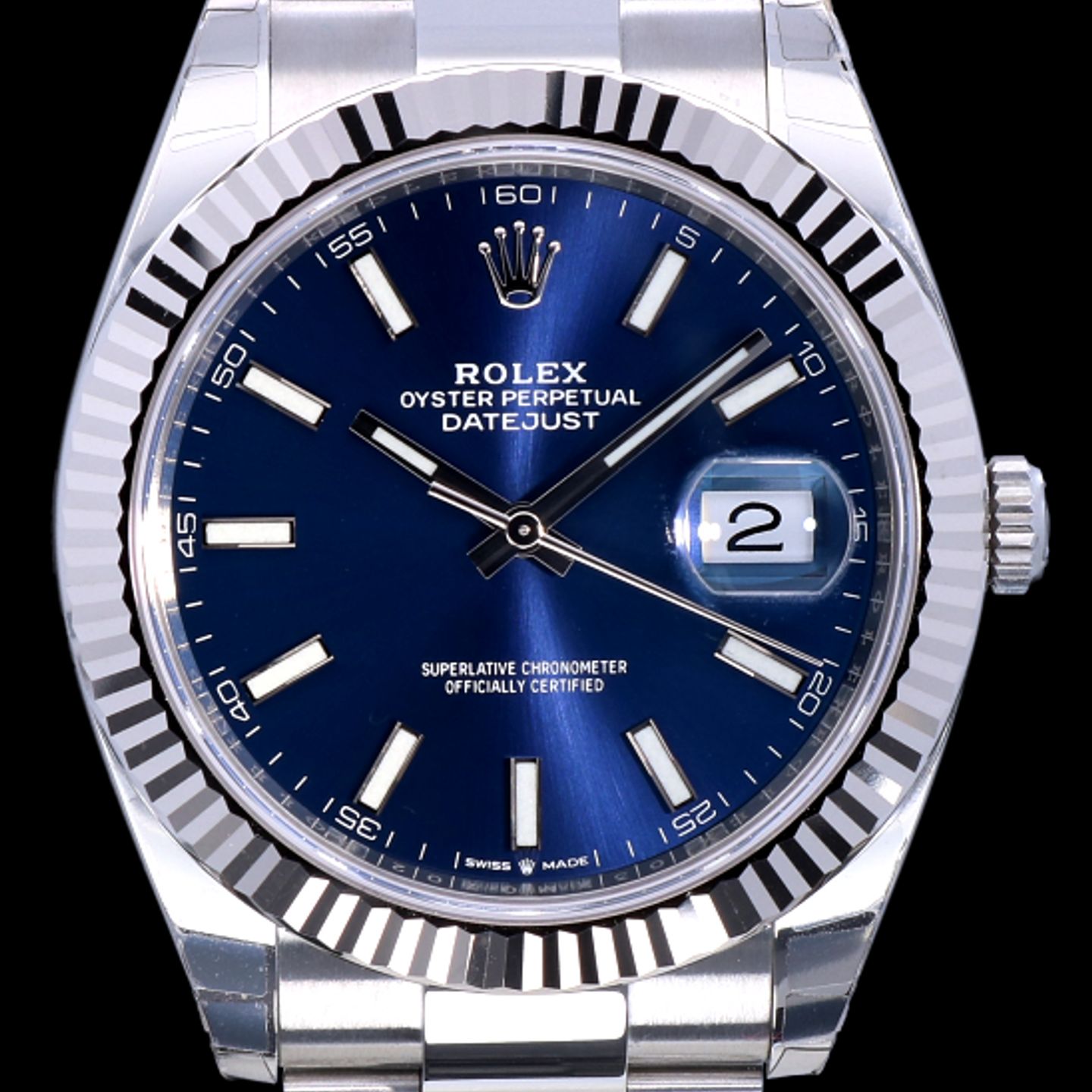Rolex Datejust 41 126334 (2022) - Blauw wijzerplaat 41mm Staal (6/8)