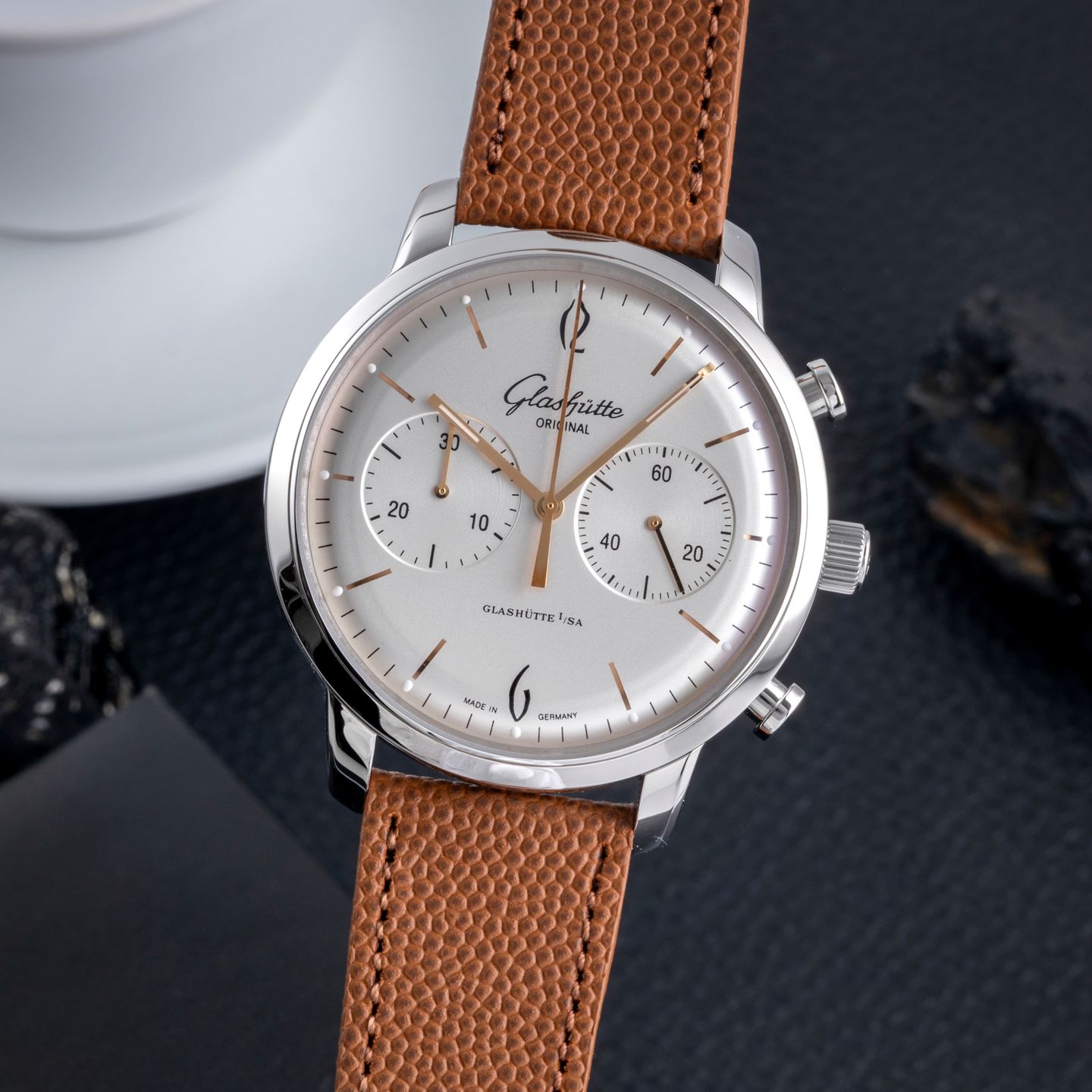 Glashütte Original Sixties Chronograph 1-39-34-03-22-04 - (3/8)