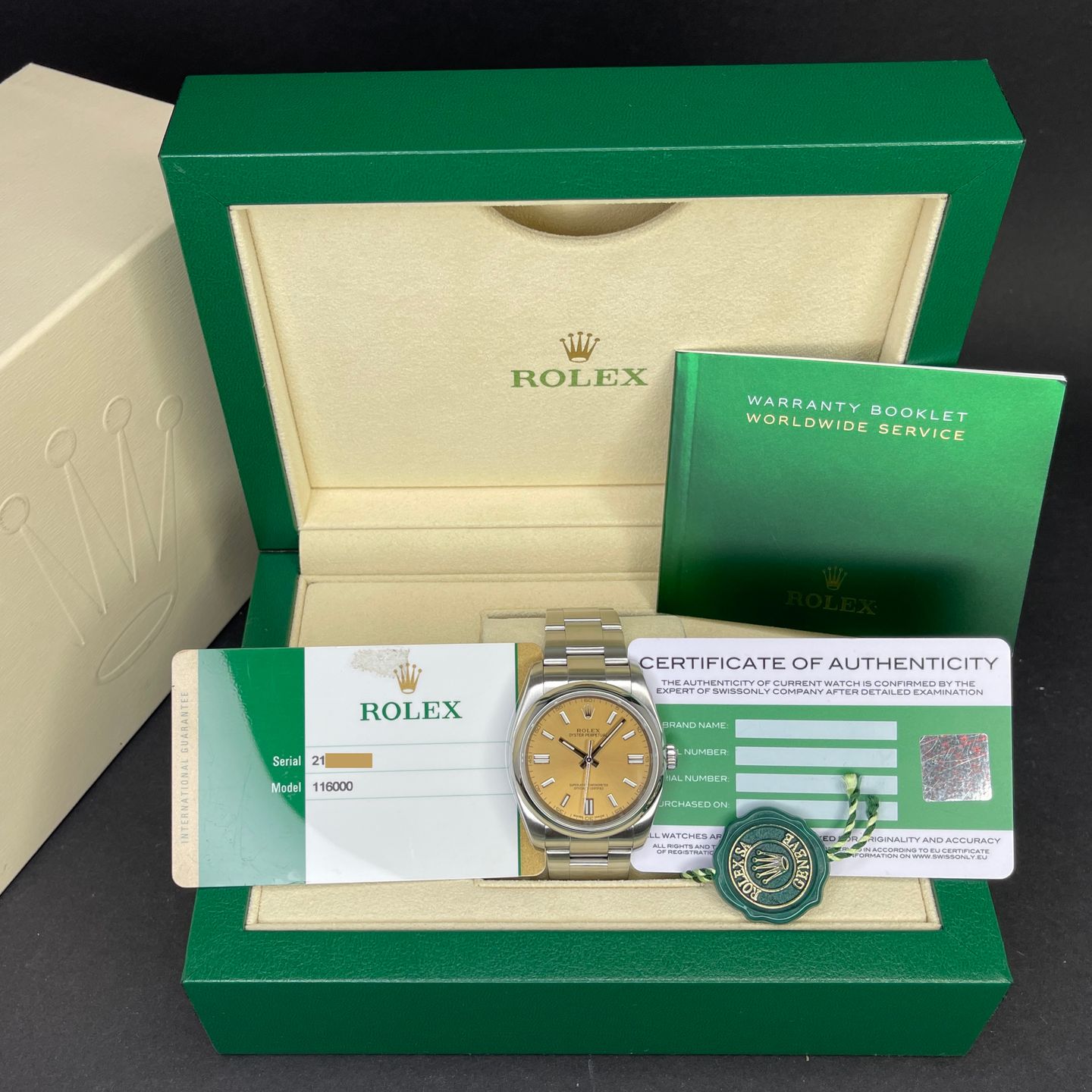 Rolex Oyster Perpetual 36 116000 (2015) - 36mm Staal (3/6)