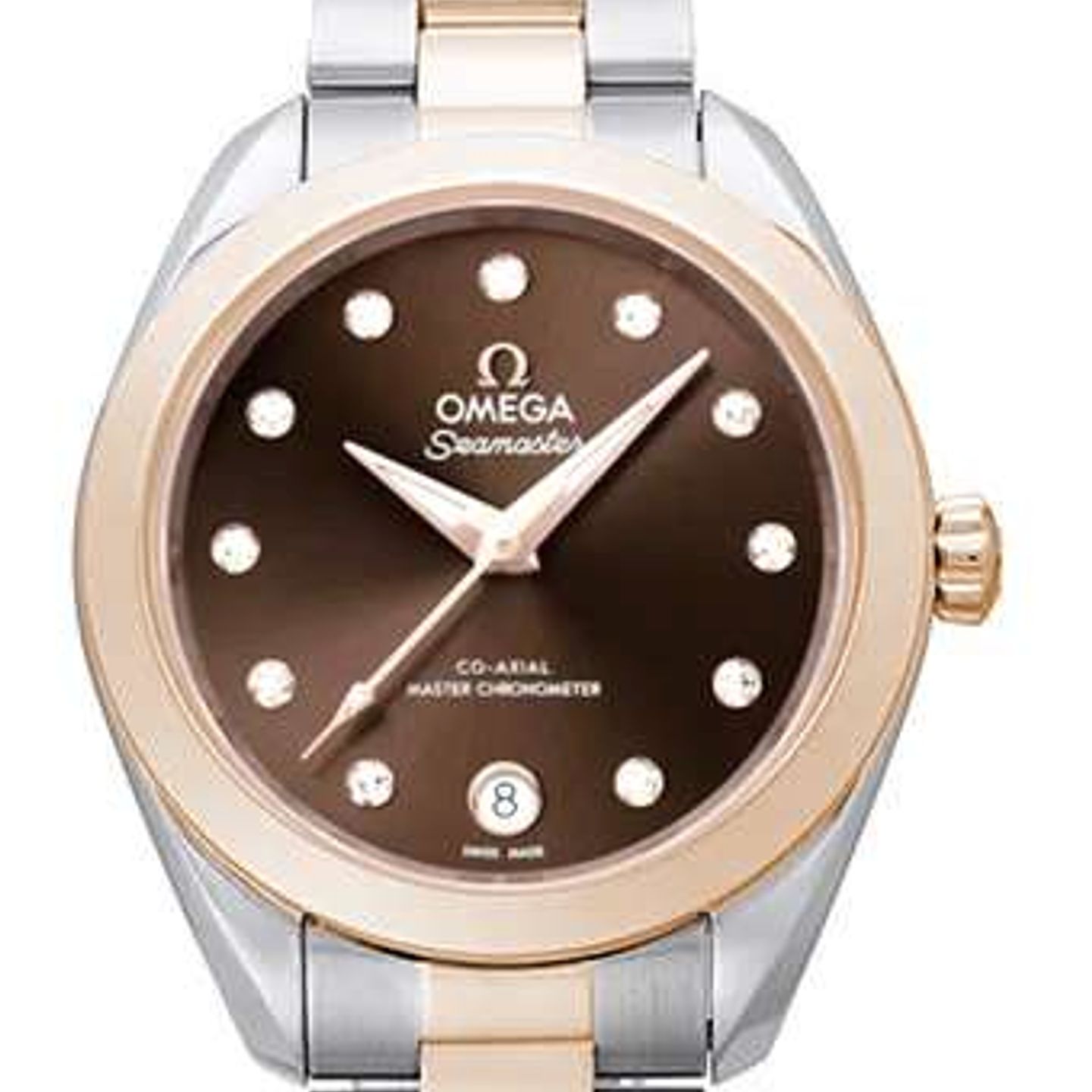Omega Seamaster Aqua Terra 220.20.30.20.63.001 (2025) - Bruin wijzerplaat 30mm Goud/Staal (1/1)