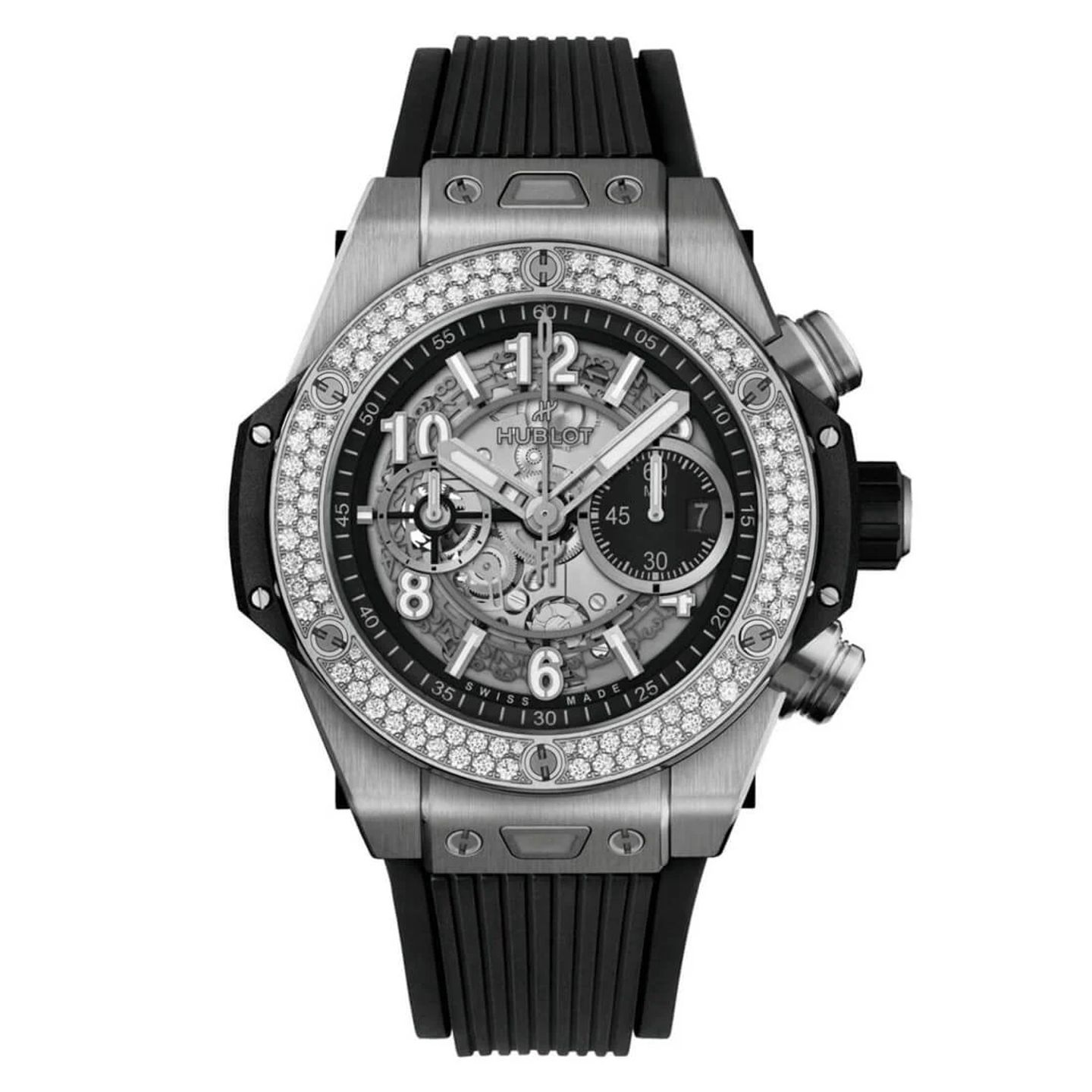 Hublot Big Bang Unico 421.NX.1170.RX.1104 (2024) - Transparent dial 44 mm Titanium case (3/3)