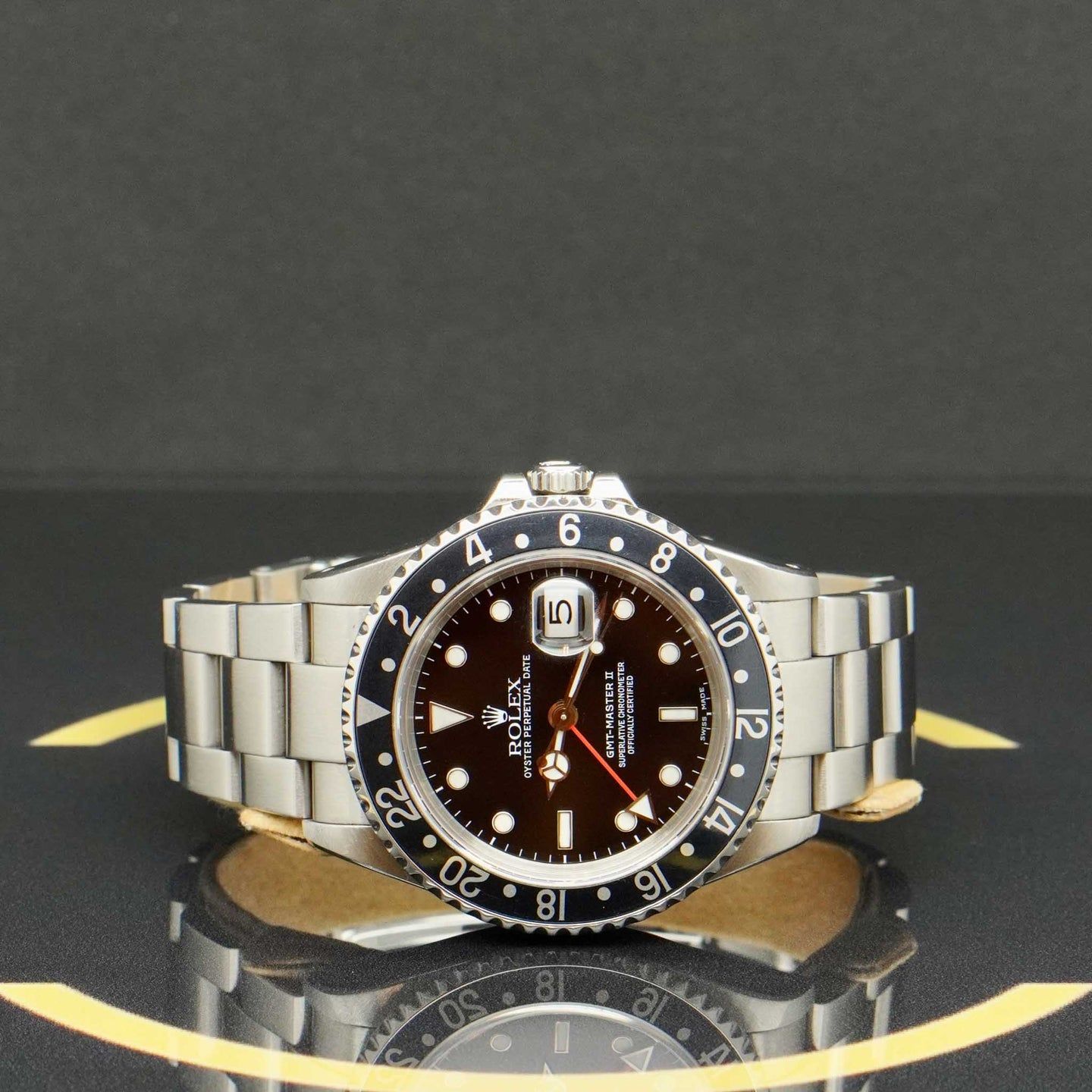 Rolex GMT-Master II 16710 (2001) - Zwart wijzerplaat 40mm Staal (4/7)