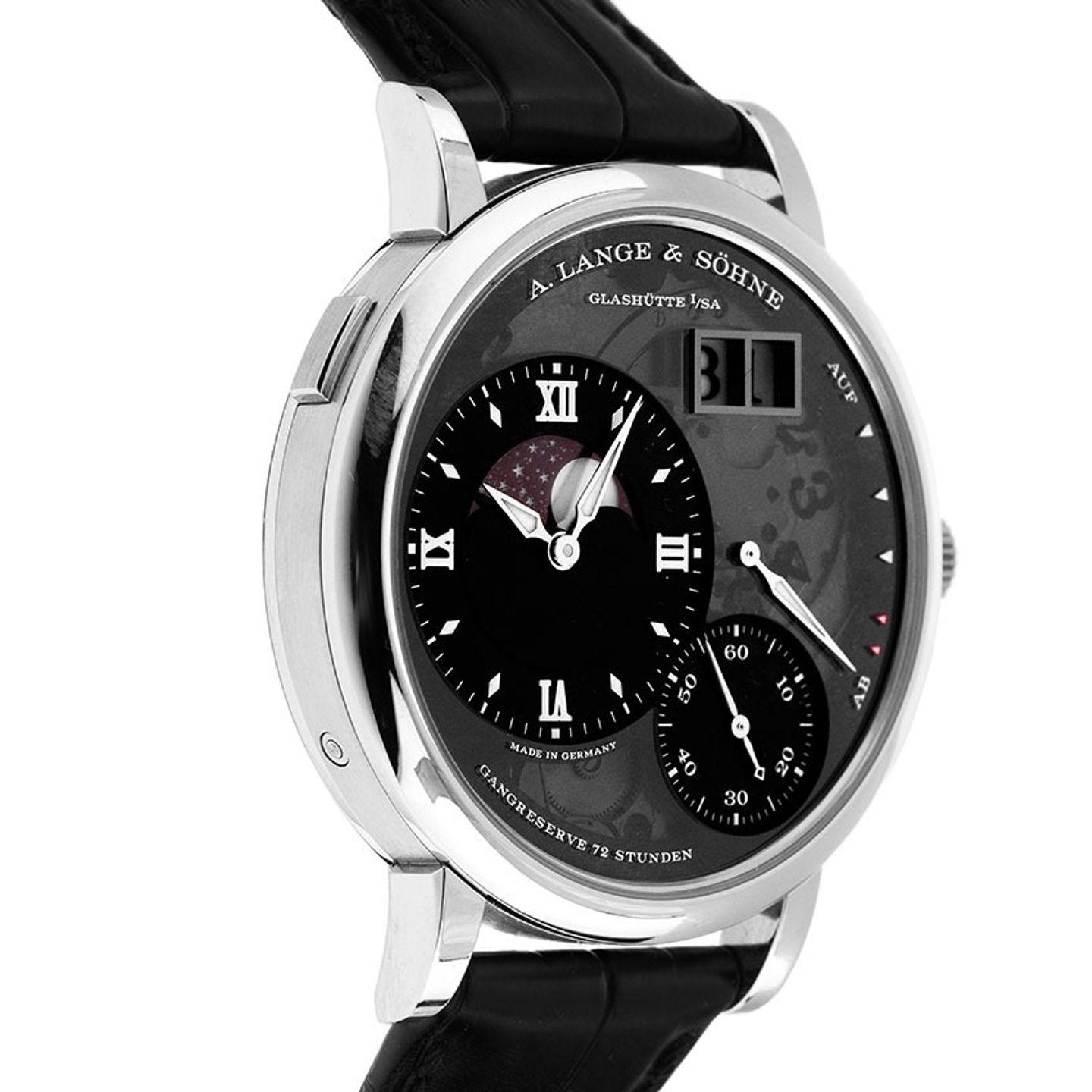 A. Lange & Söhne Grand Lange 1 139.035 (2017) - Zwart wijzerplaat 41mm Platina (5/7)