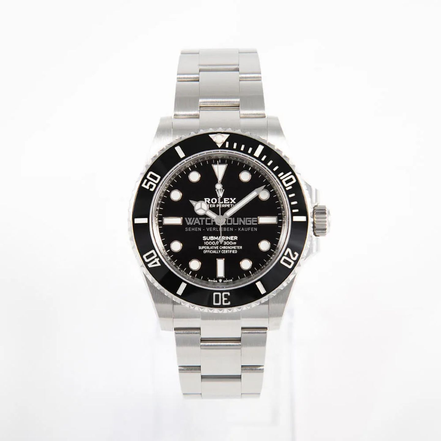 Rolex Submariner No Date 124060 (2024) - Zwart wijzerplaat 41mm Staal (3/8)