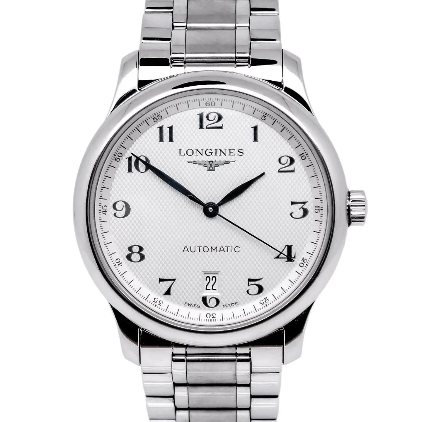 Longines Master Collection L2.628.4.78.6 (2012) - Wit wijzerplaat 39mm Staal (1/8)