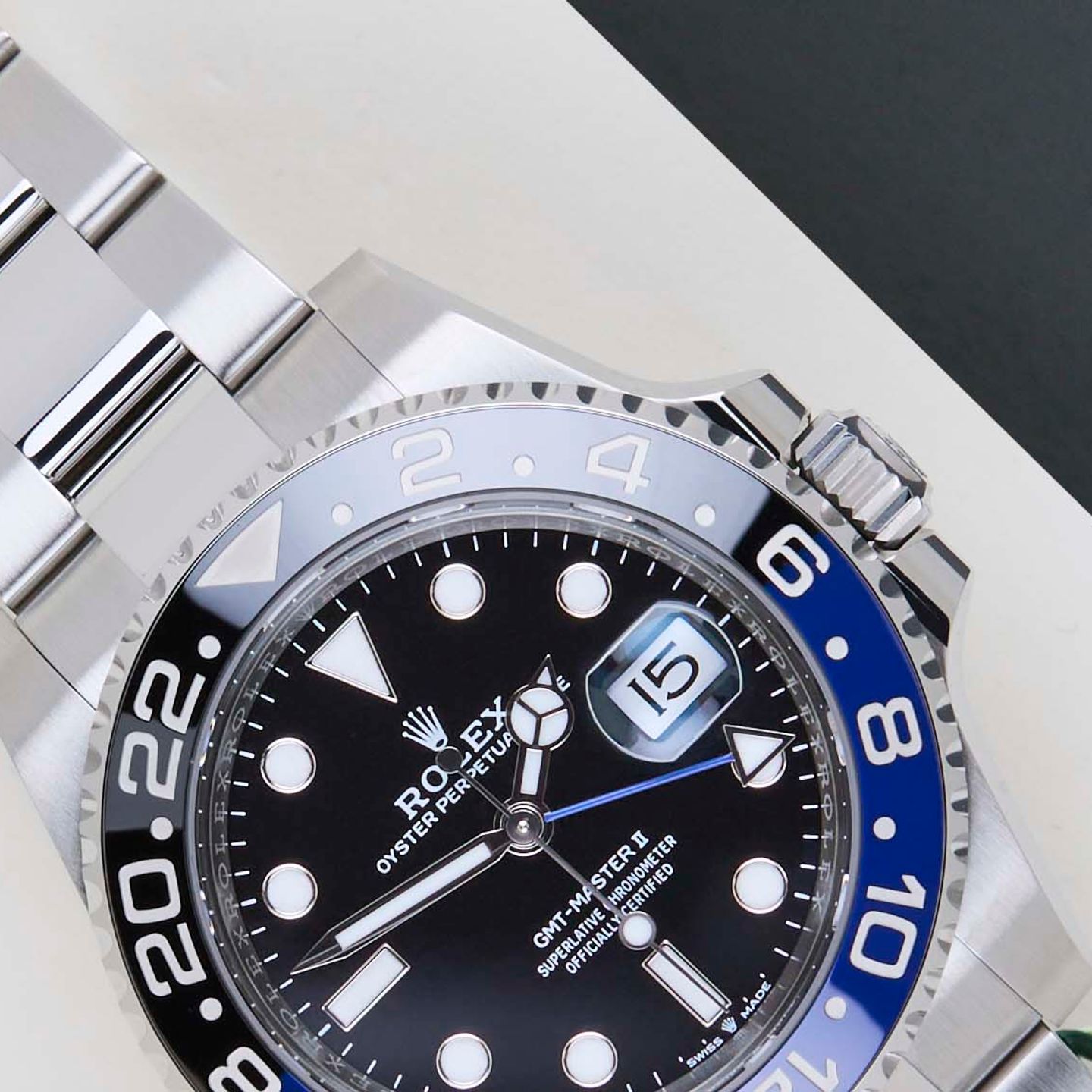 Rolex GMT-Master II 126710BLNR (2026) - Zwart wijzerplaat 40mm Staal (3/8)