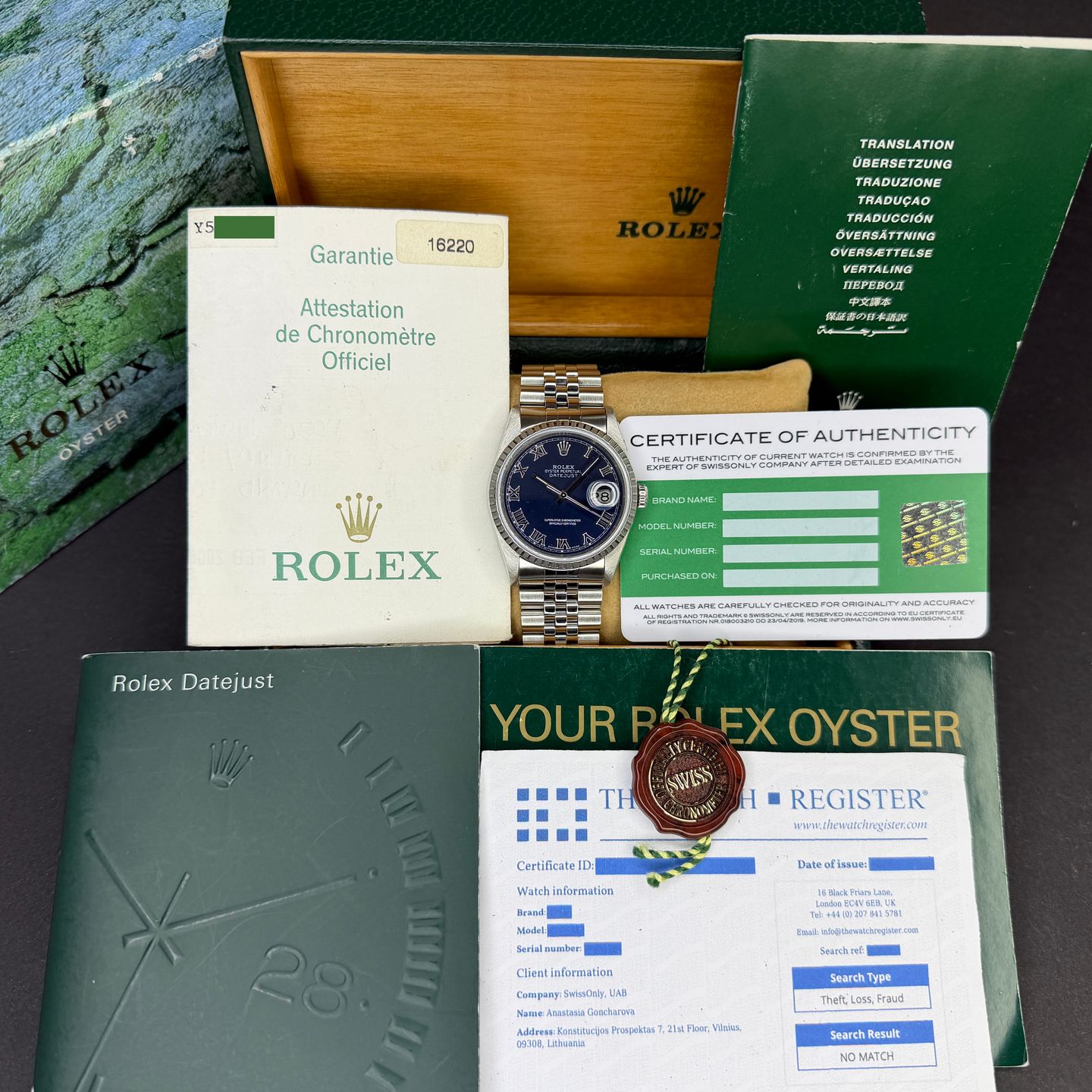 Rolex Datejust 36 16220 - (3/8)