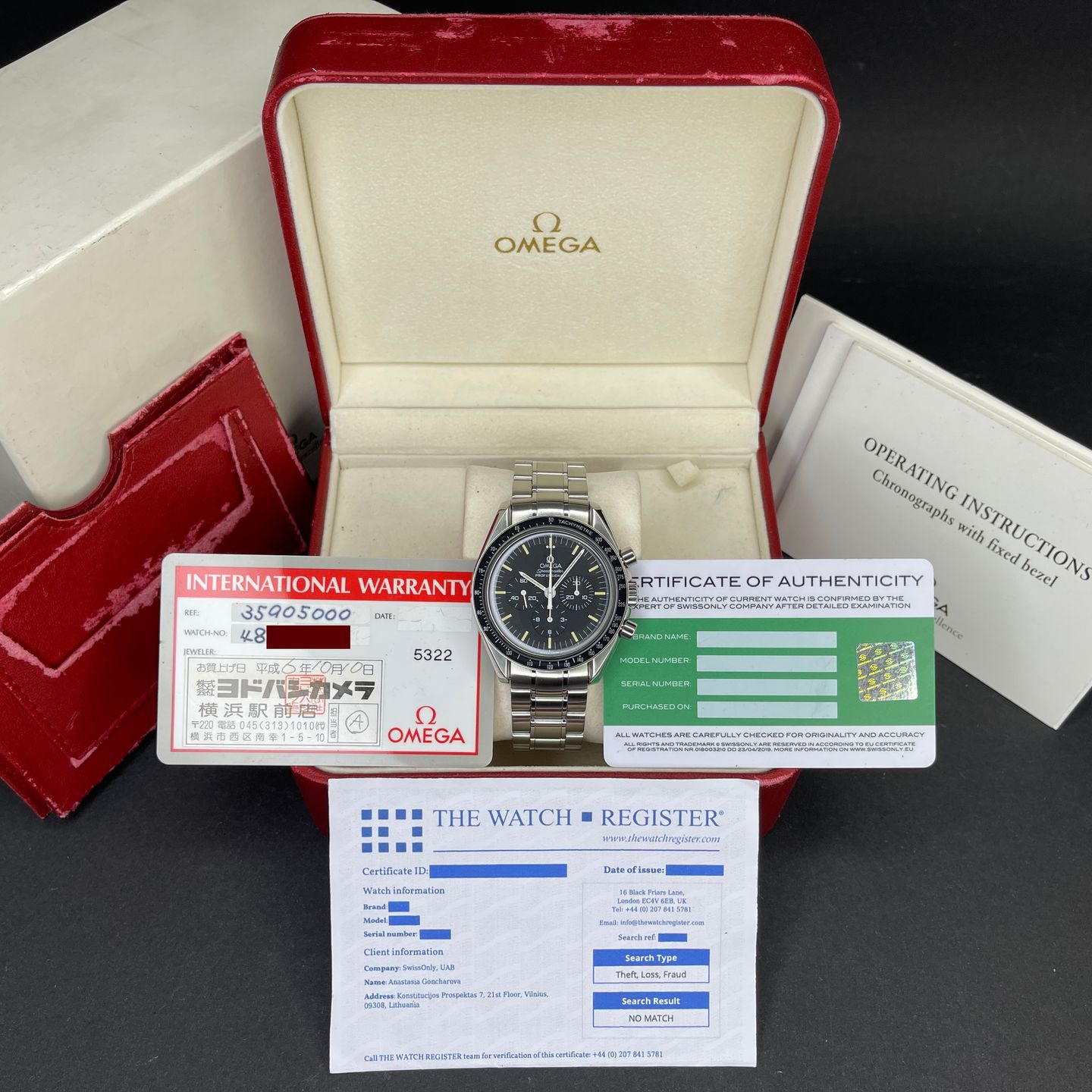 Omega Speedmaster Professional Moonwatch 3590.50 - (3/8)