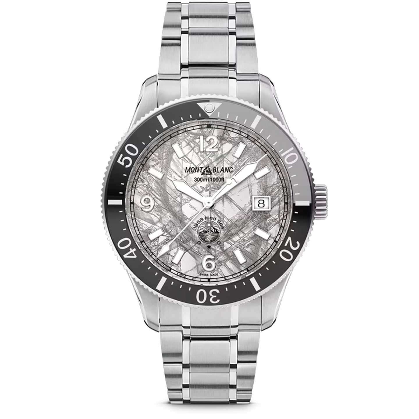 Montblanc 1858 130793 (2026) - Grey dial 41 mm Steel case (1/1)