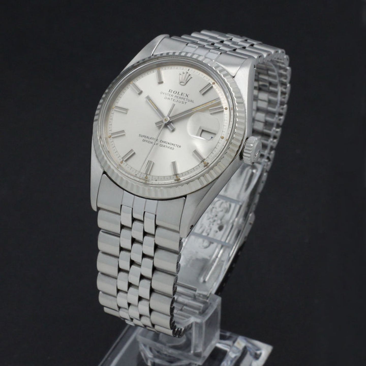 Rolex Datejust 1601 (1975) - Silver dial 36 mm Steel case (4/7)