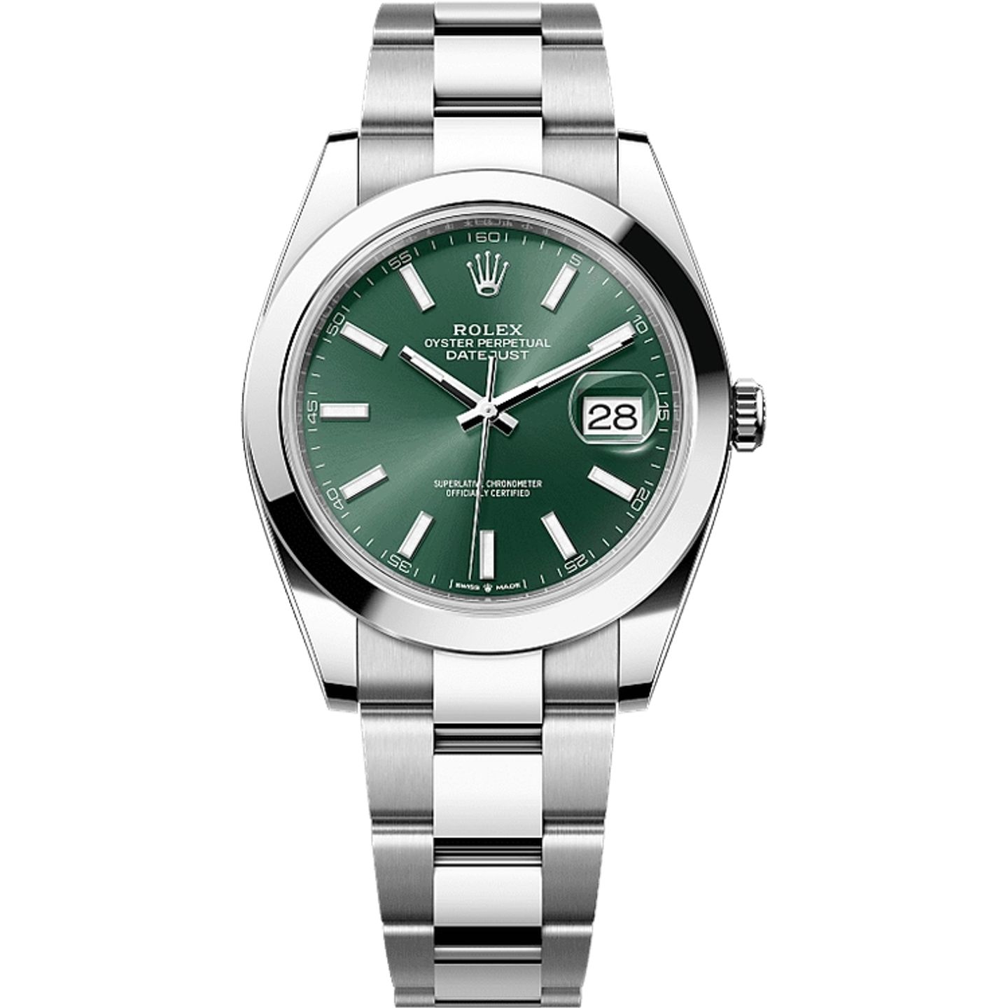 Rolex Datejust 41 126300 (2025) - Green dial 41 mm Steel case (1/1)