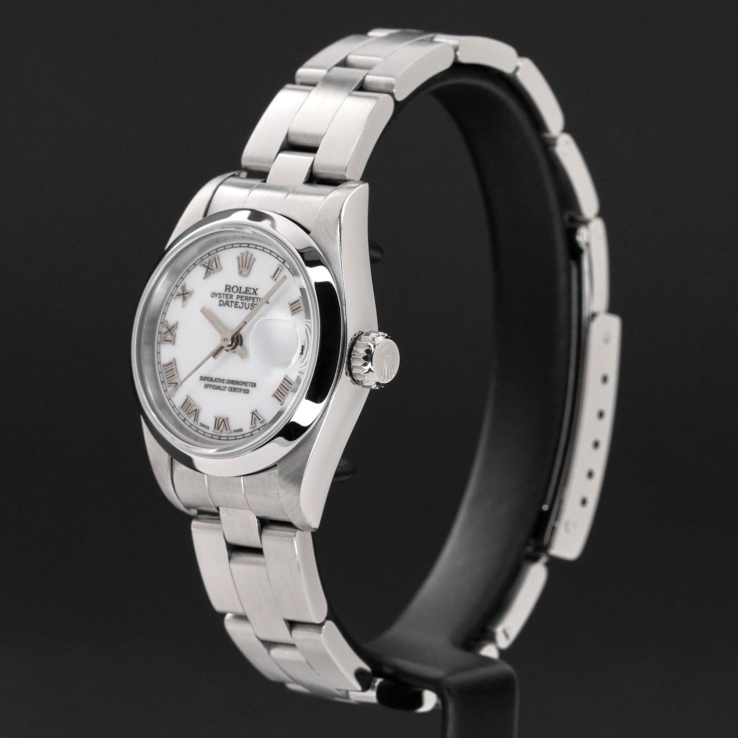 Rolex Oyster Perpetual Lady Date 79160 (2000) - 26 mm Steel case (4/8)