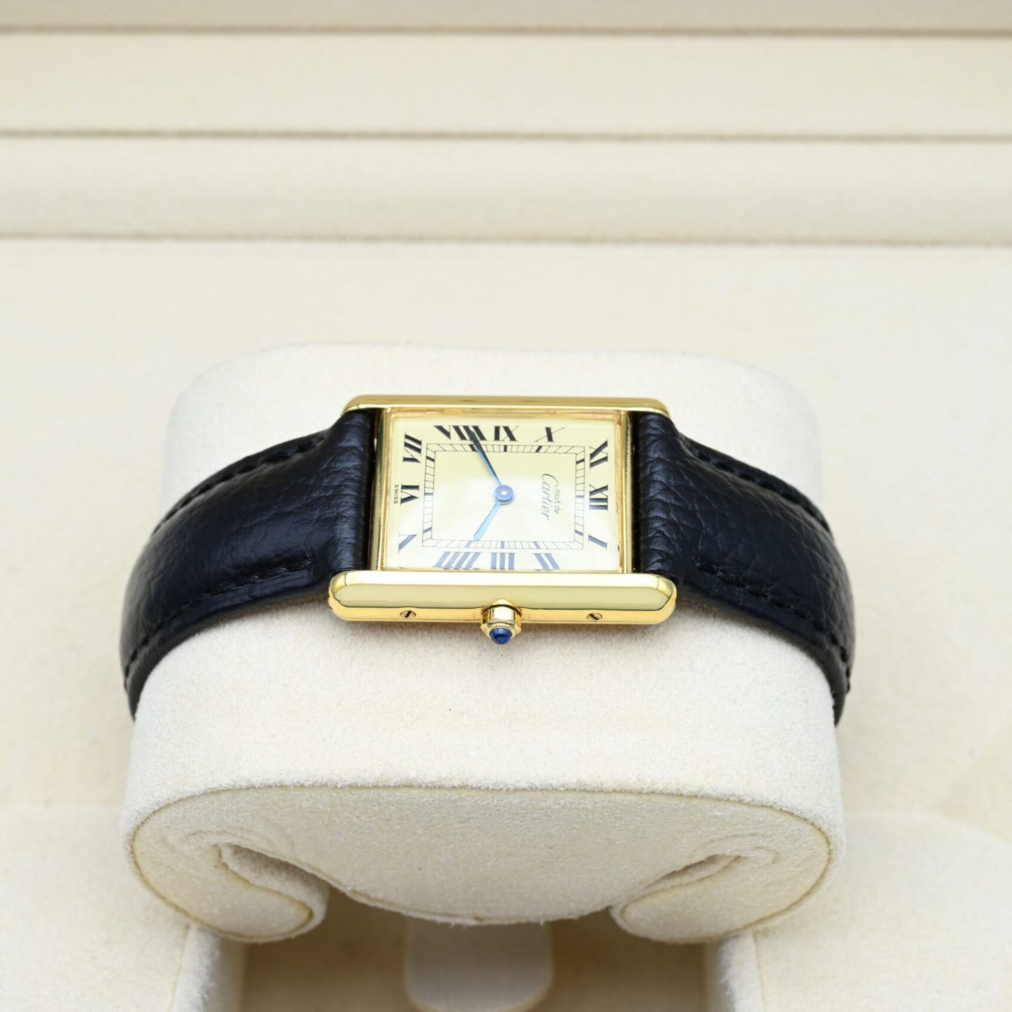 Cartier Tank 1615 (Unknown (random serial)) - Yellow dial 23 mm Unknown case (4/8)