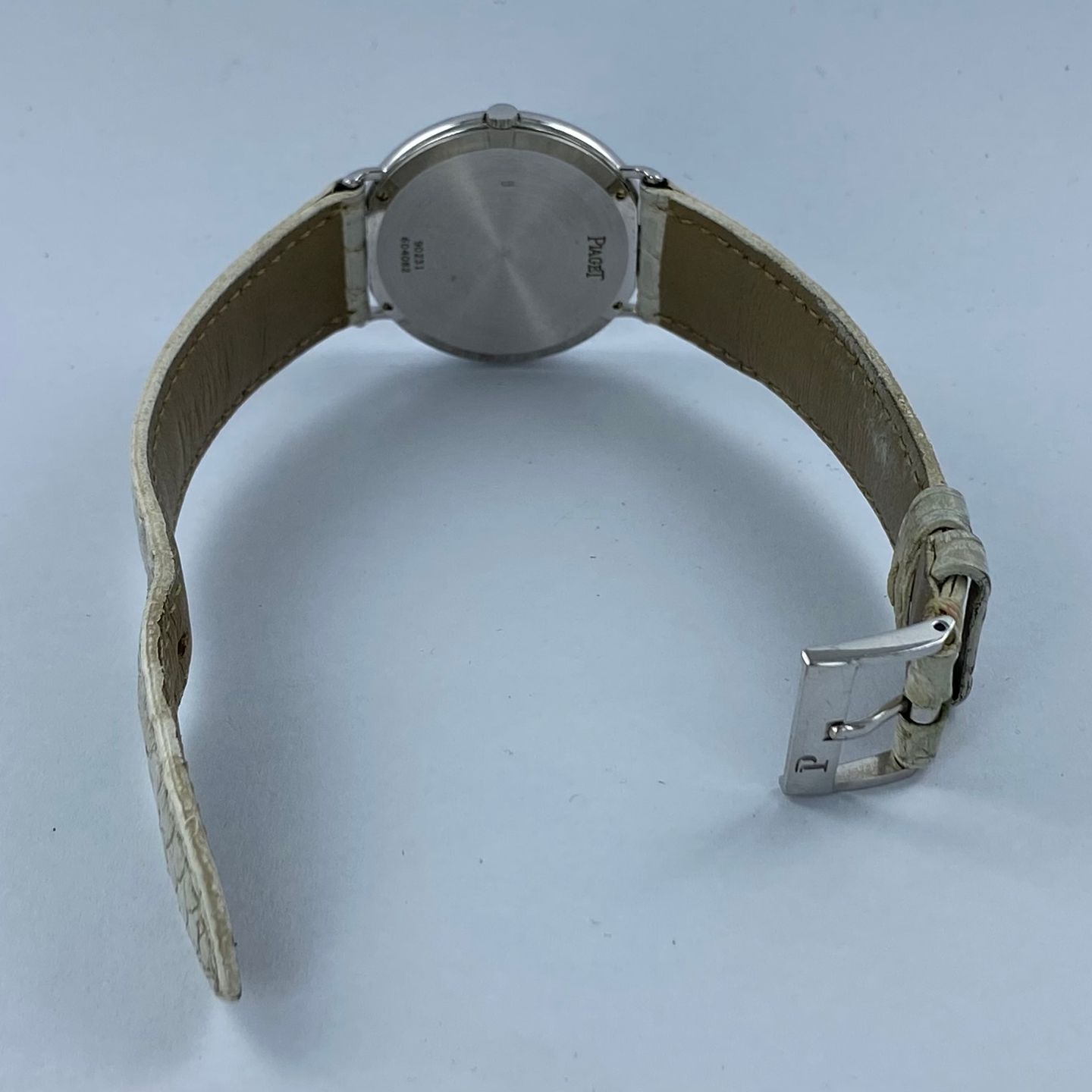 Piaget Vintage 90231 (Onbekend (willekeurig serienummer)) - Zilver wijzerplaat 33mm Witgoud (6/6)