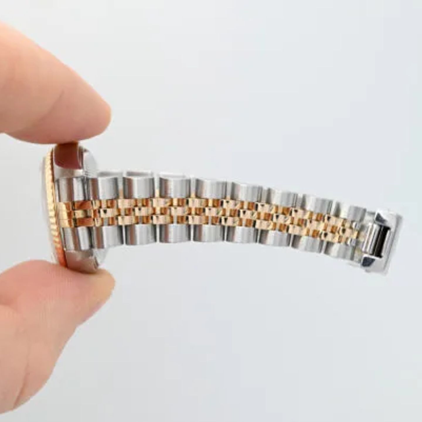 Rolex Lady-Datejust 79173 (2000) - White dial 26 mm Gold/Steel case (7/7)